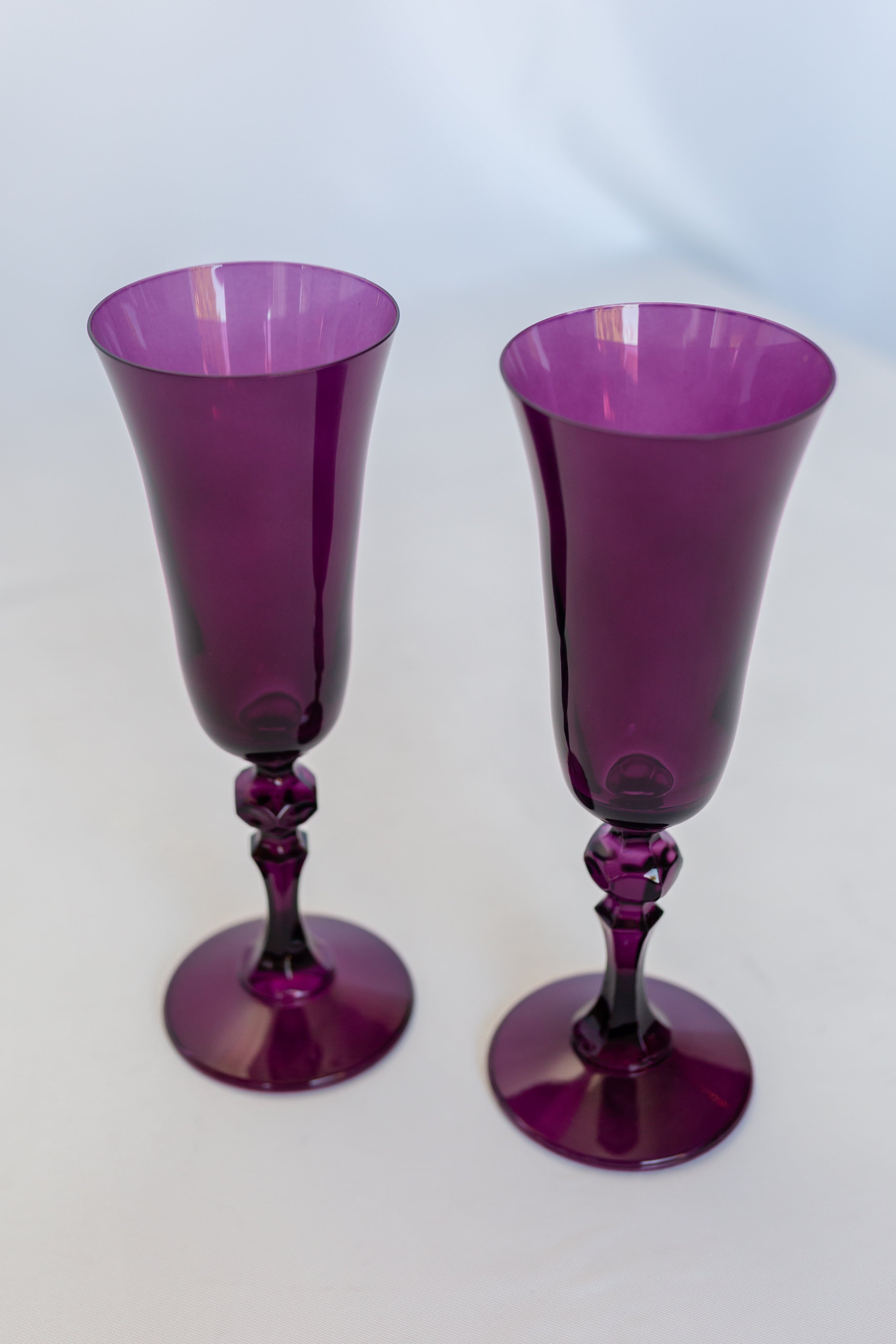 Estelle Colored Regal Flute - Set of 2 {Amethyst}