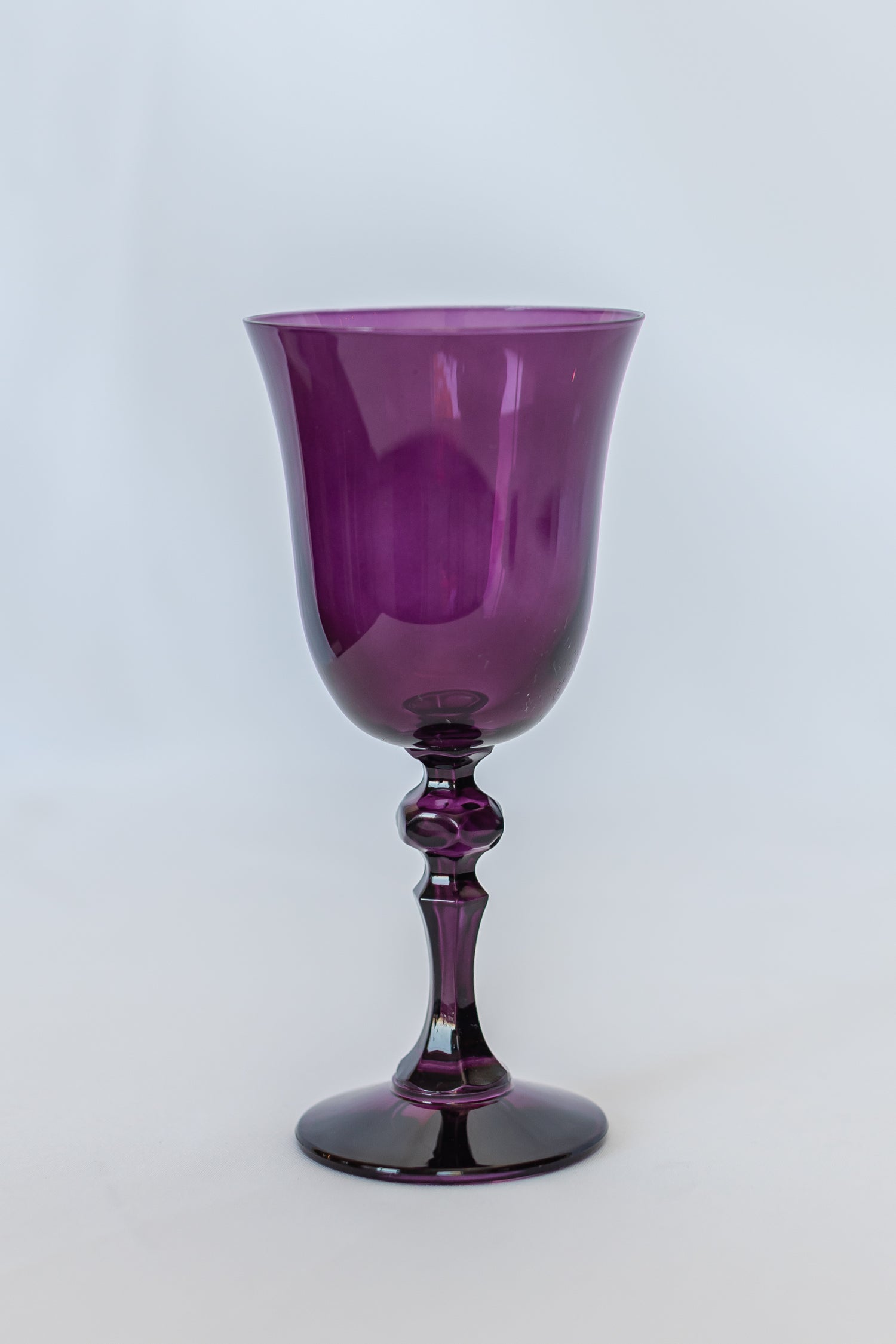 Estelle Colored Regal Goblet - Set of 2 {Amethyst}