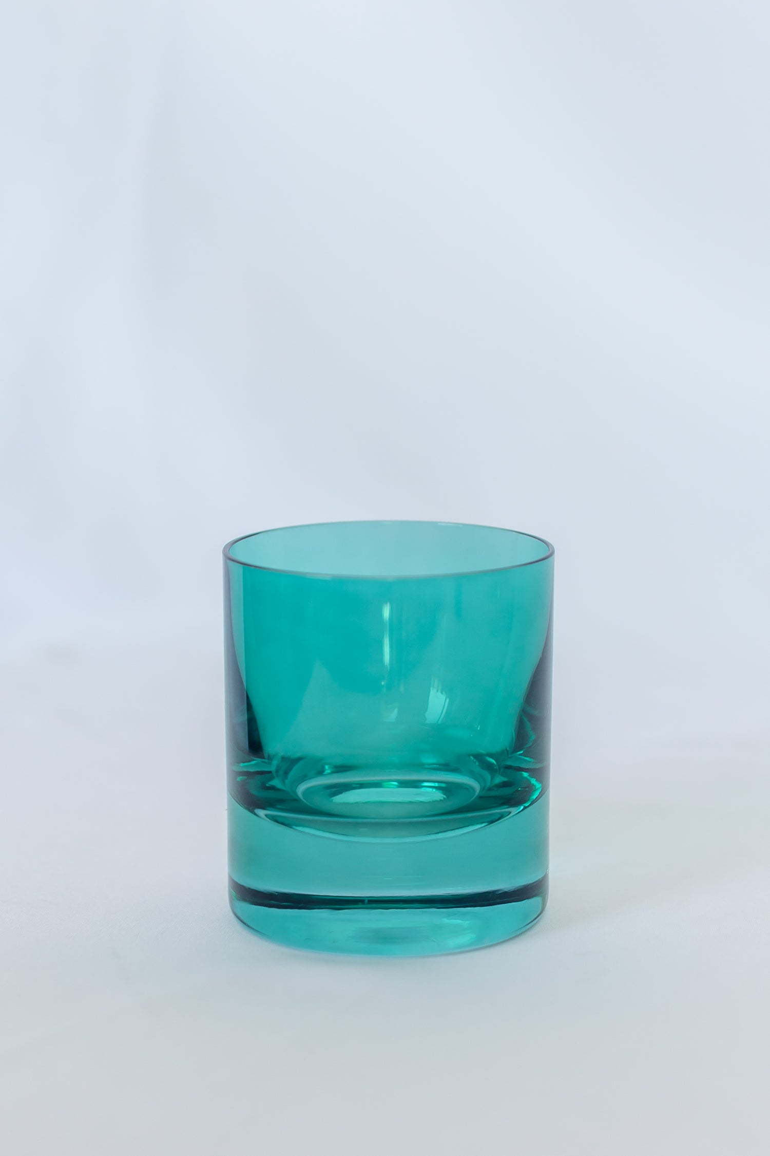 Estelle Colored Rocks Glass -  Set of 2 {Emerald Green}