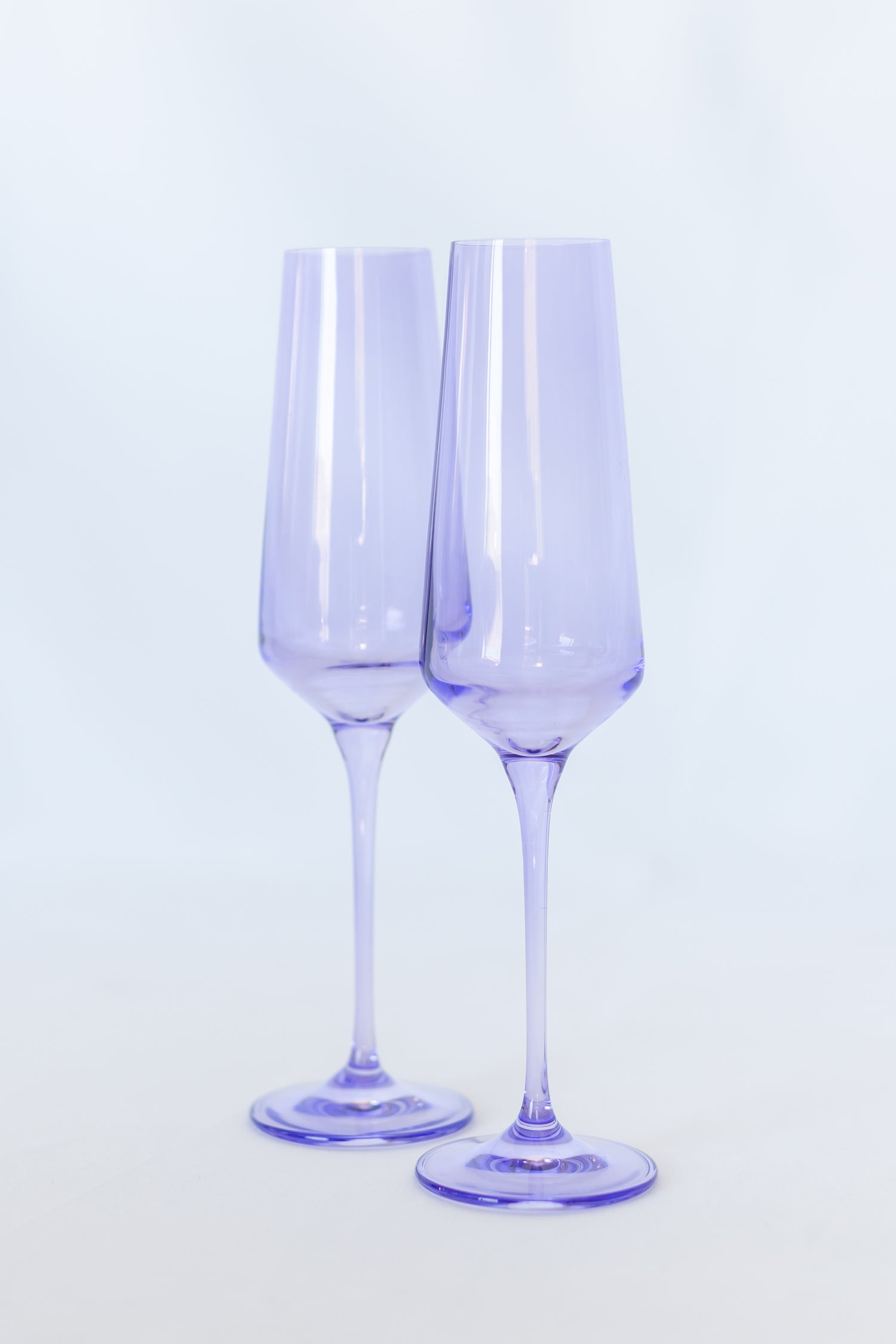 Estelle Colored Champagne Flute - Set of 2 {Lavender}