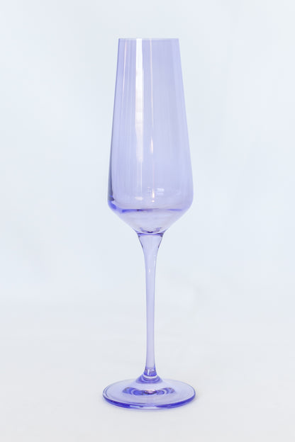 Estelle Colored Champagne Flute - Set of 2 {Lavender}