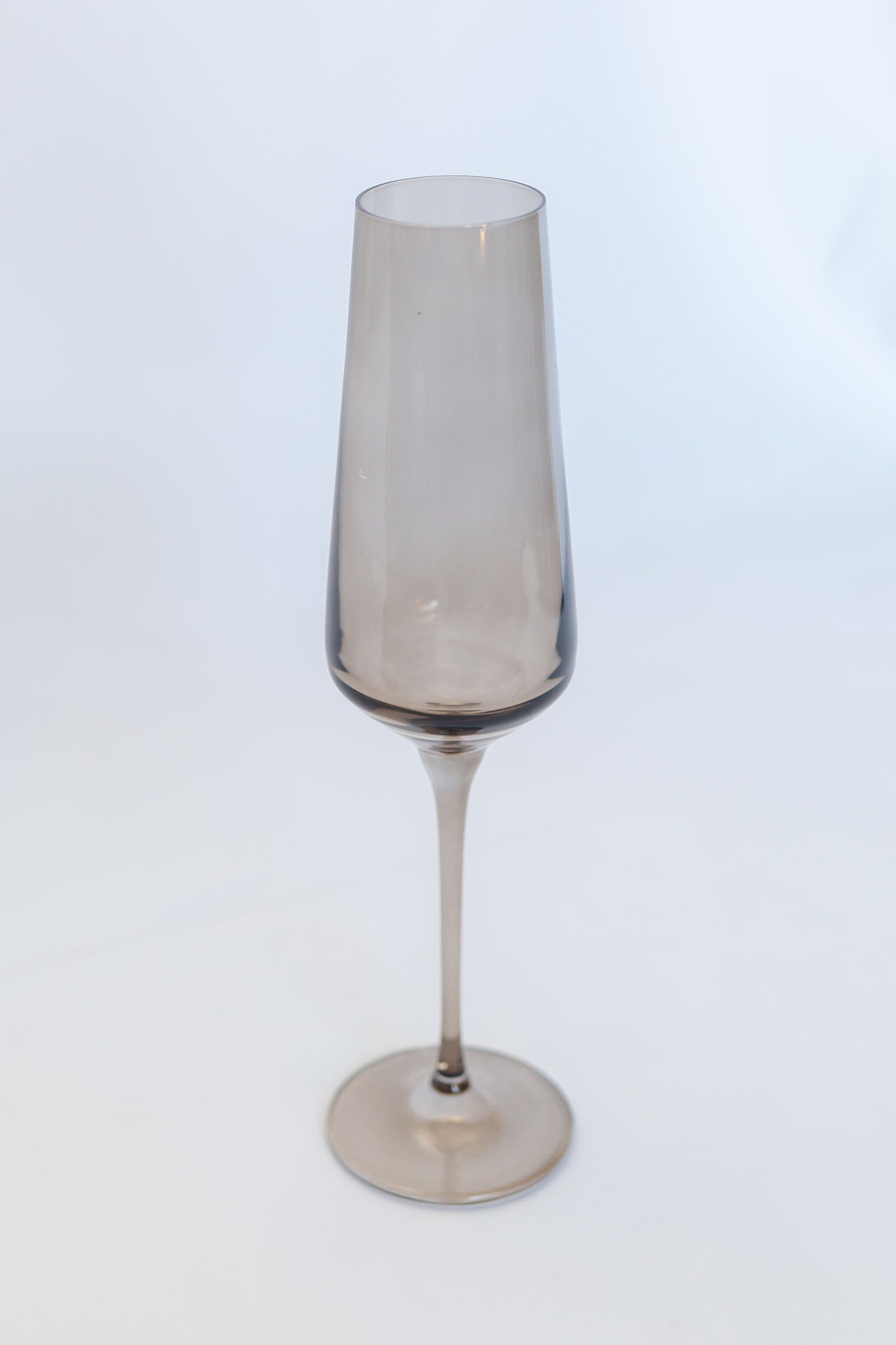 Estelle Colored Champagne Flute - Set of 2 {Gray Smoke}