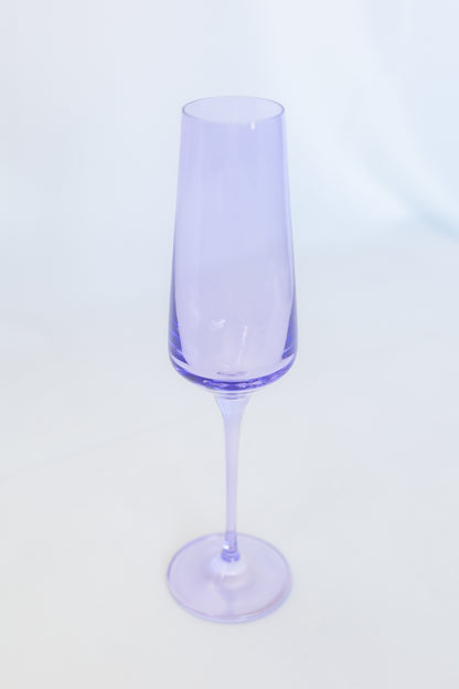 Estelle Colored Champagne Flute - Set of 2 {Lavender}