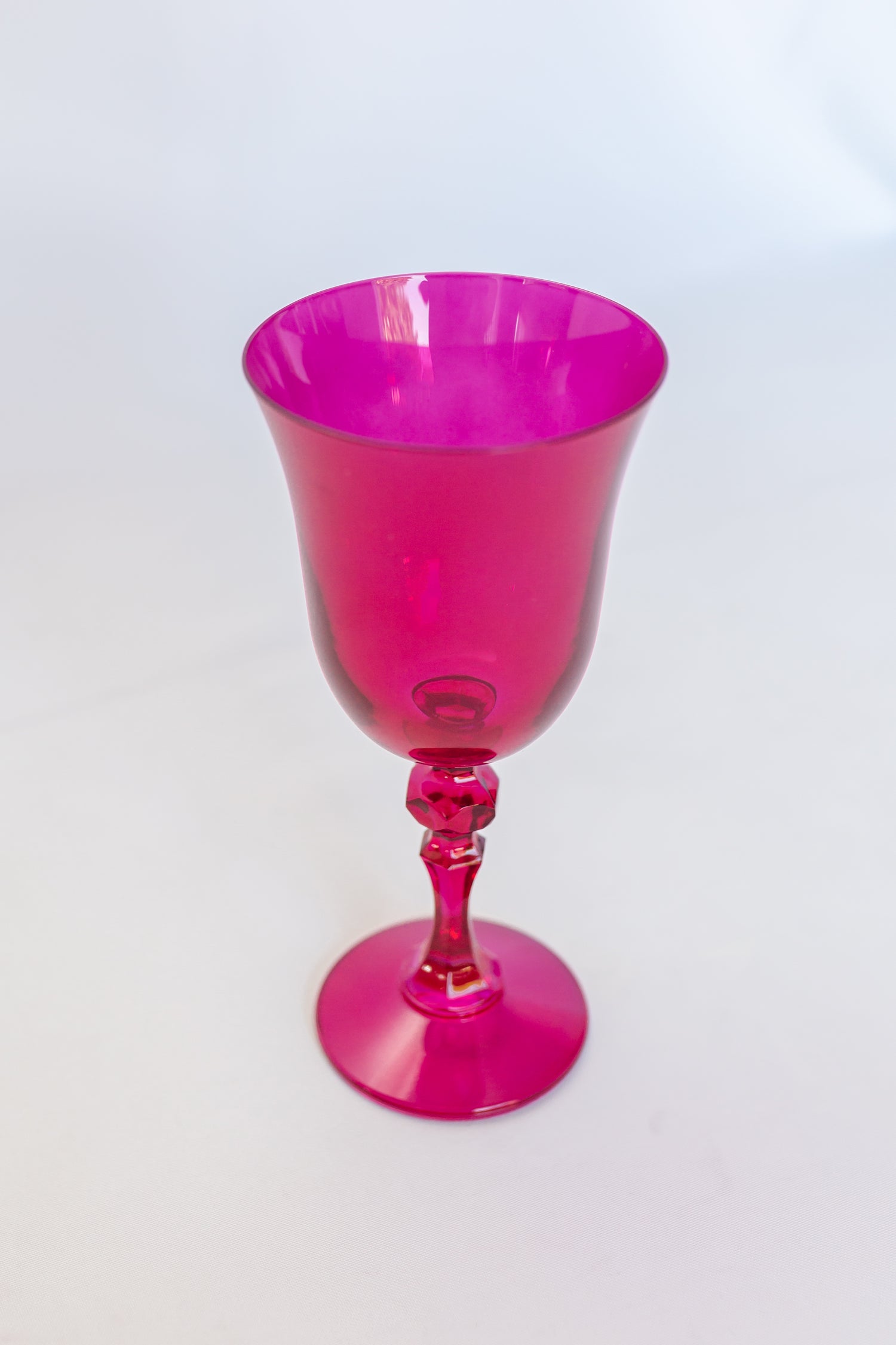 Estelle Colored Regal Goblet - Set of 2 {Viva Magenta (Our Fuchsia)}