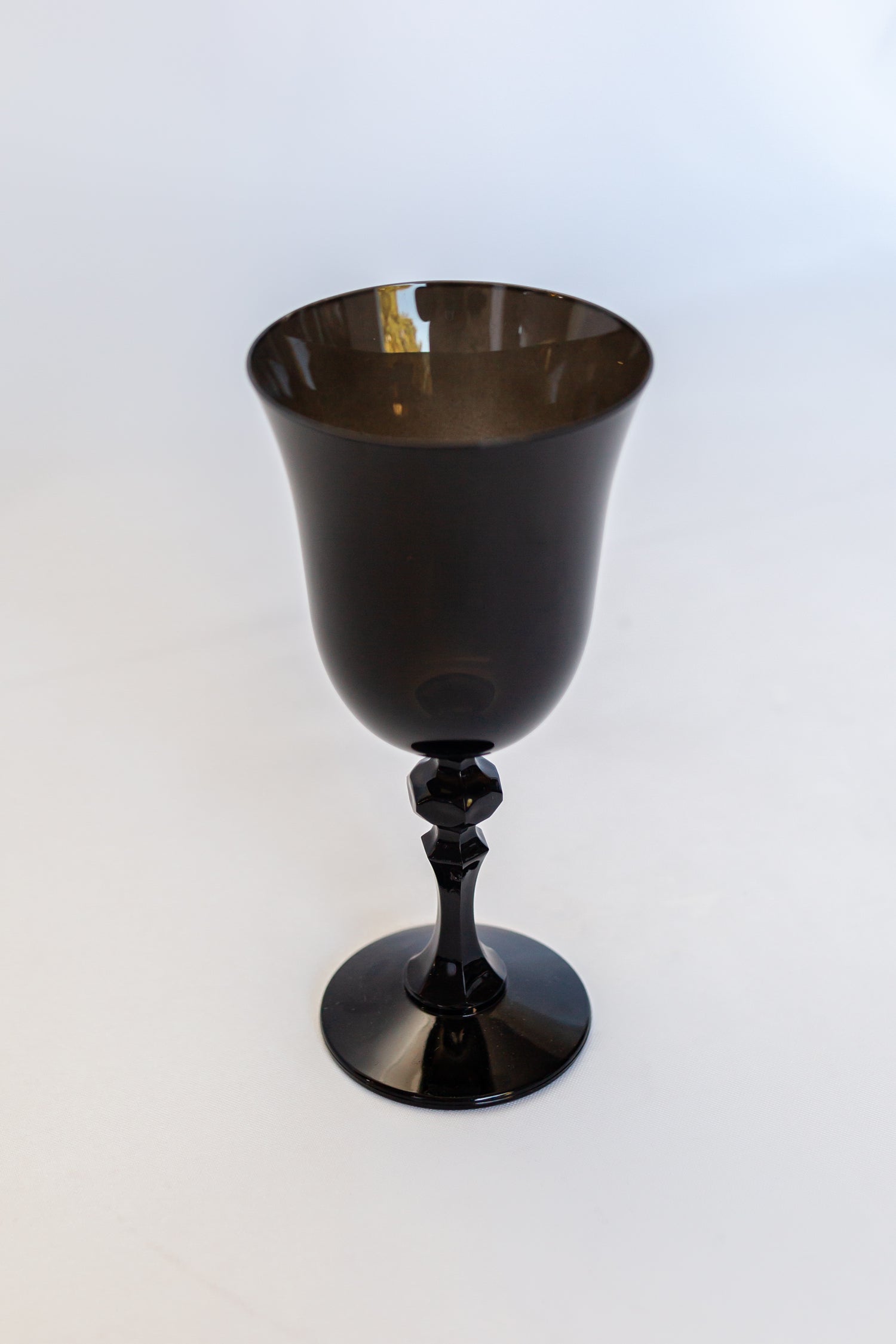 Estelle Colored Regal Goblet - Set of 2 {Black}