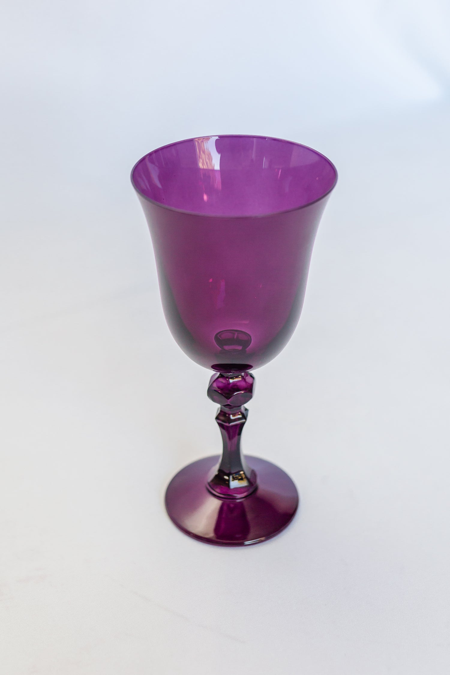 Estelle Colored Regal Goblet - Set of 2 {Amethyst}