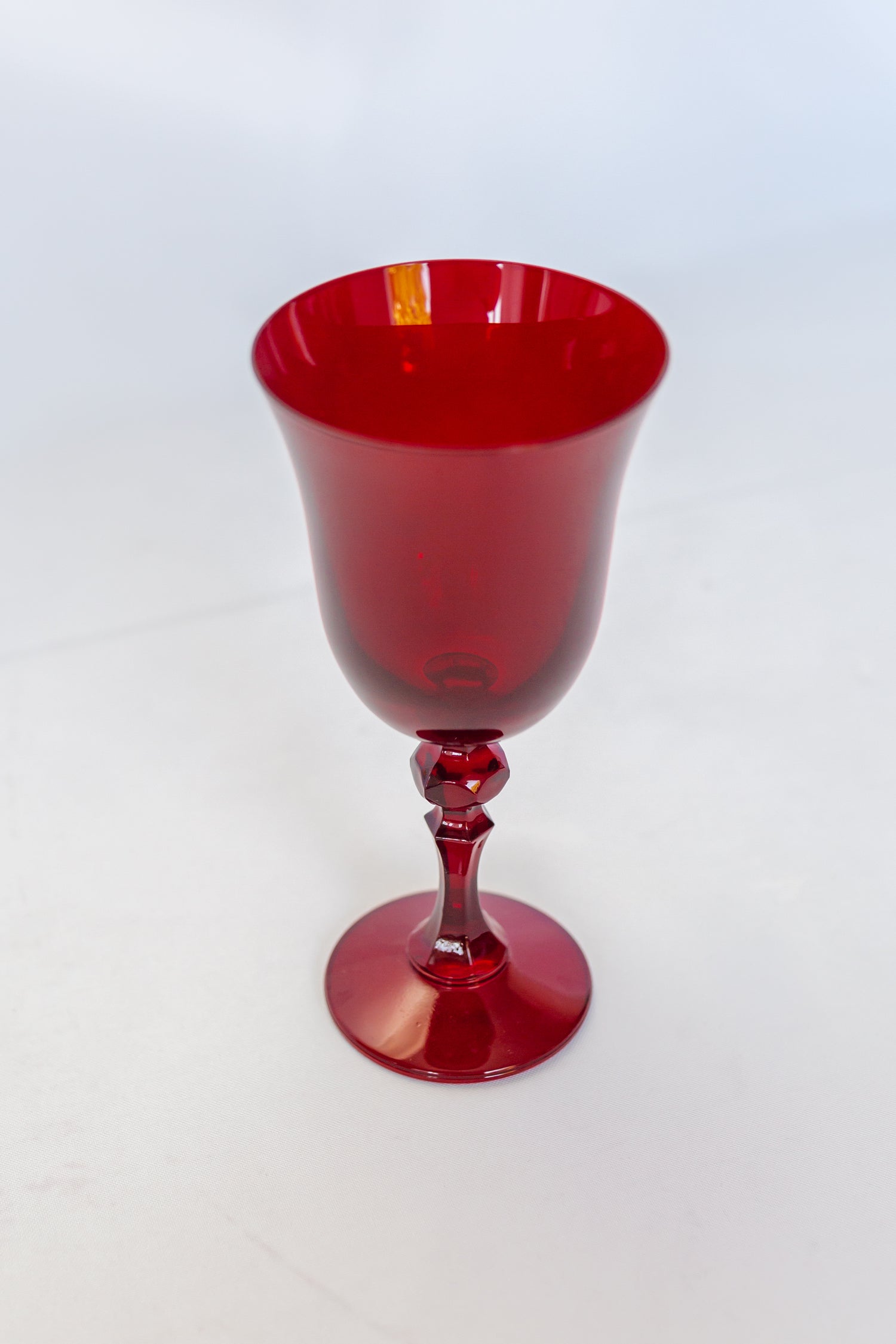 Estelle Colored Regal Goblet - Set of 2 {Red}