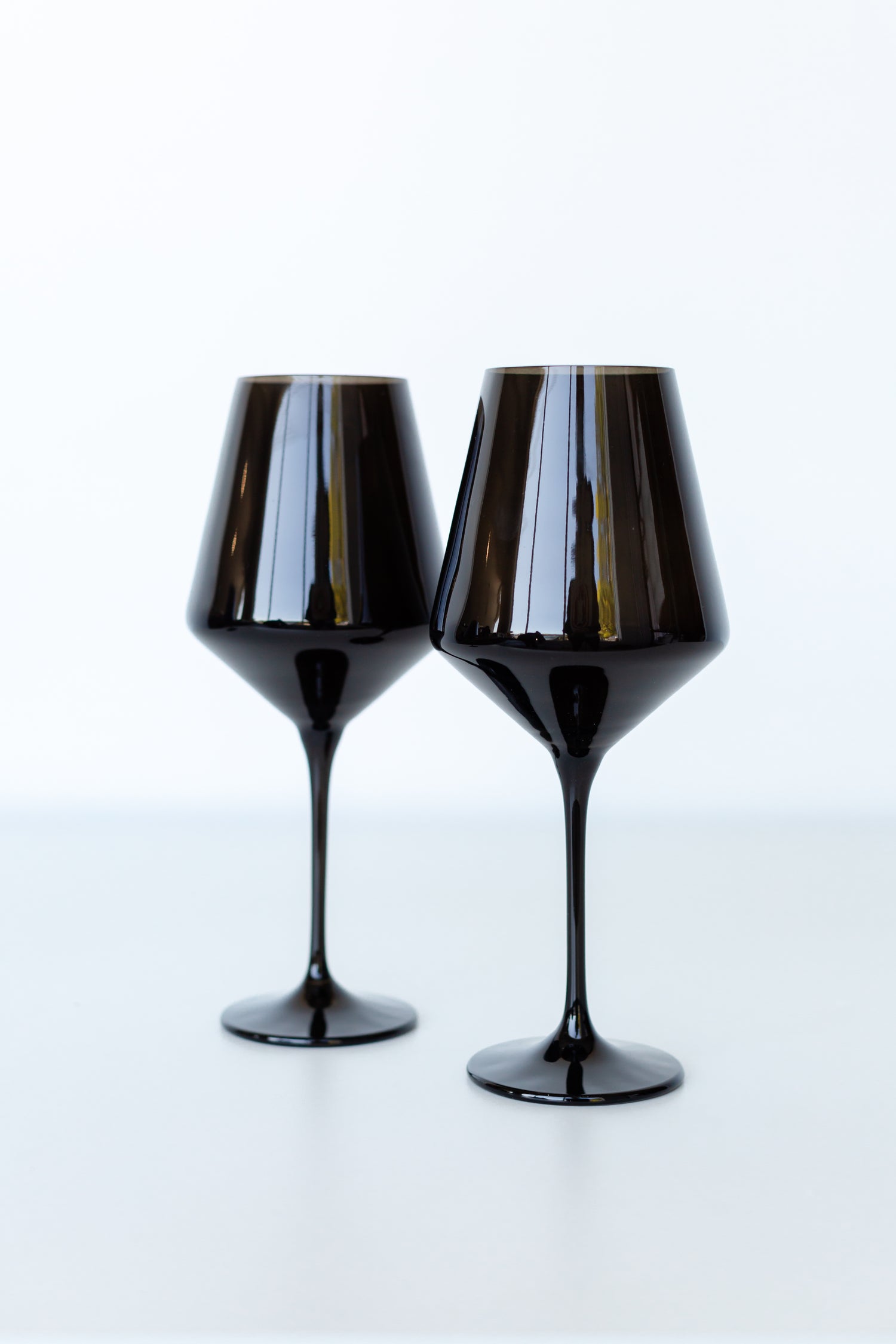 Estelle Colored Wine Stemware - Set of 6 {Black}