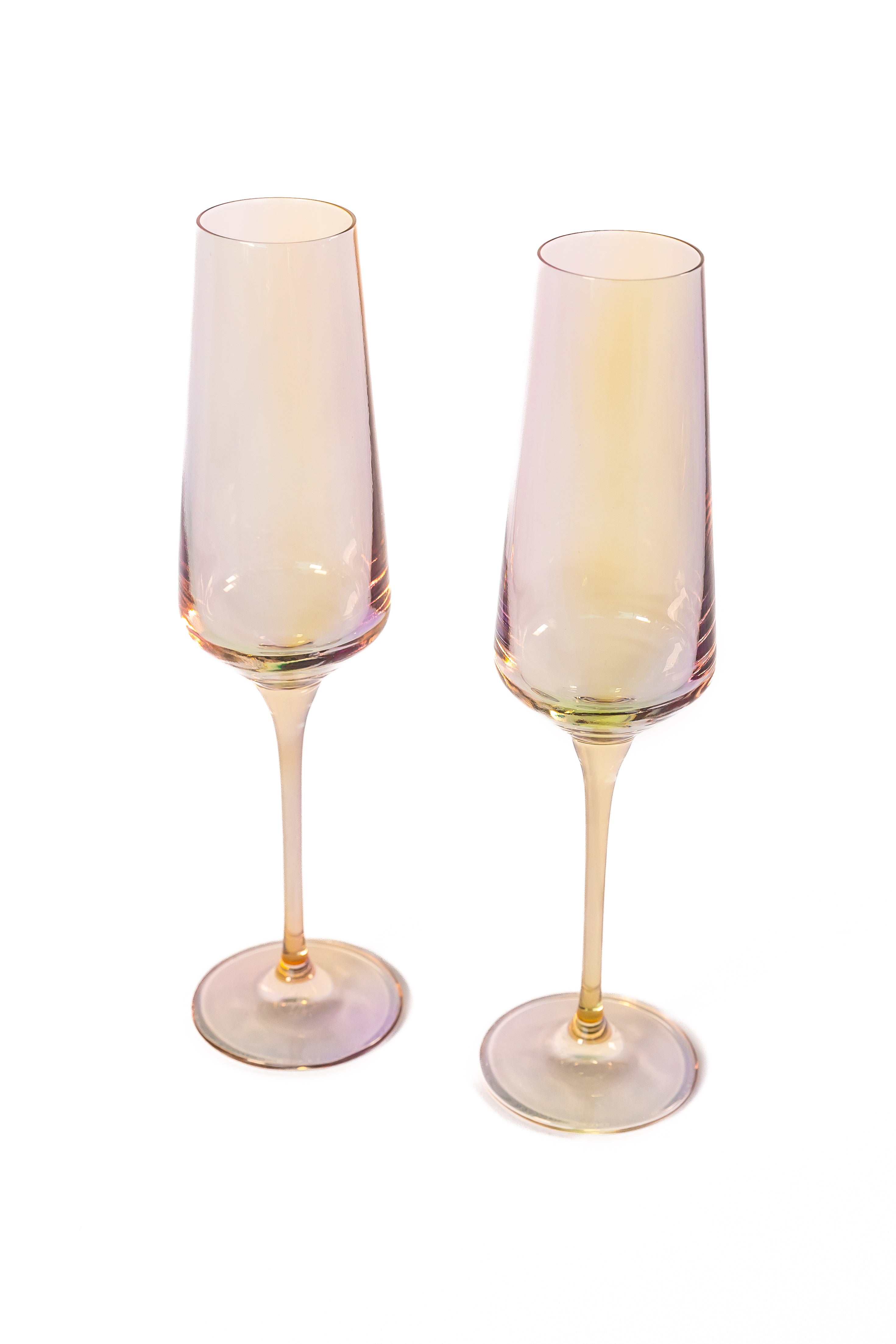 Estelle Colored Champagne Flute - Set of 2 {Iridescent}