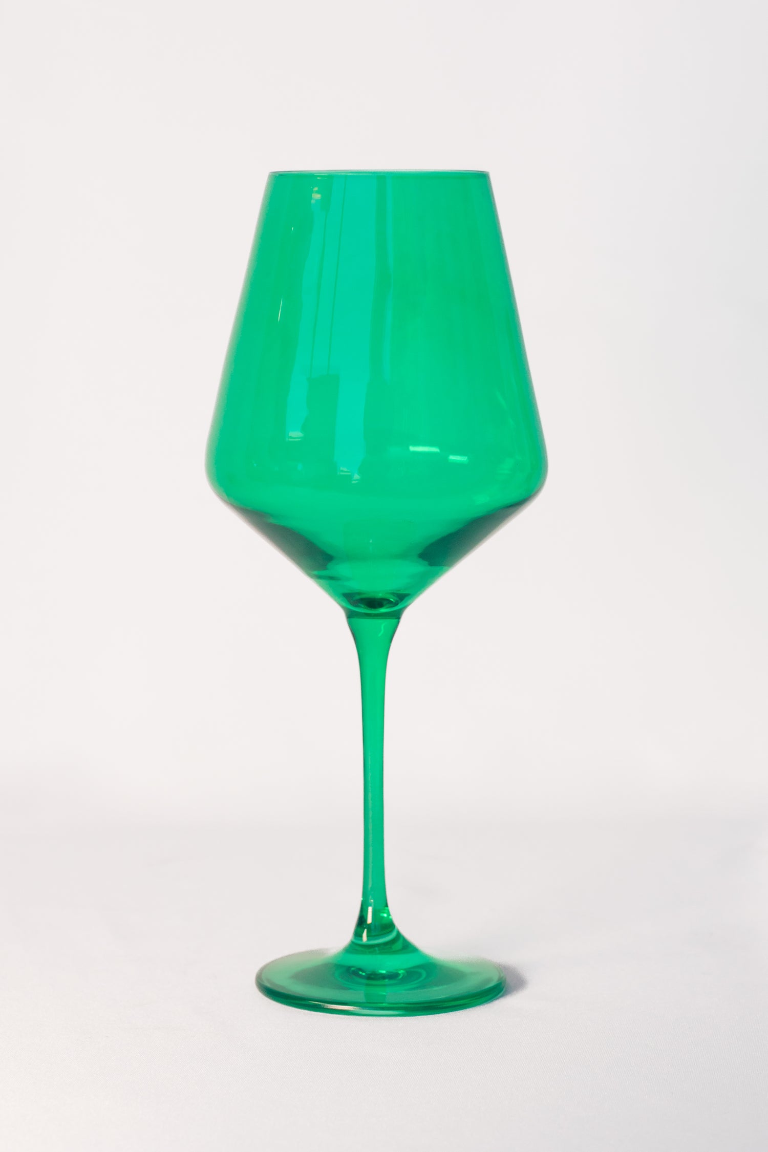 Estelle Colored Wine Stemware - Set of 6 {Kelly Green}