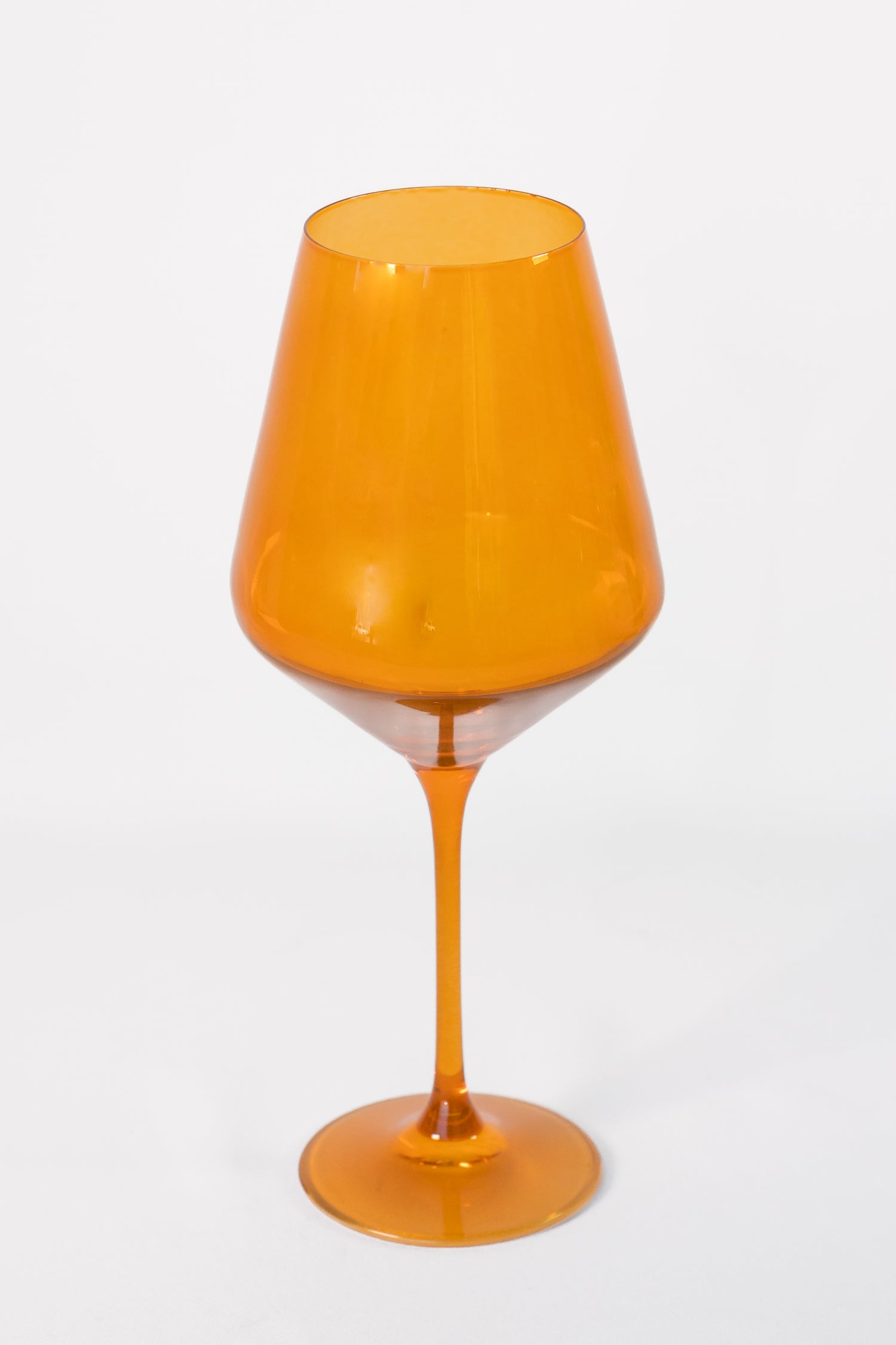 Estelle Colored Wine Stemware - Set of 2 {Butterscotch}