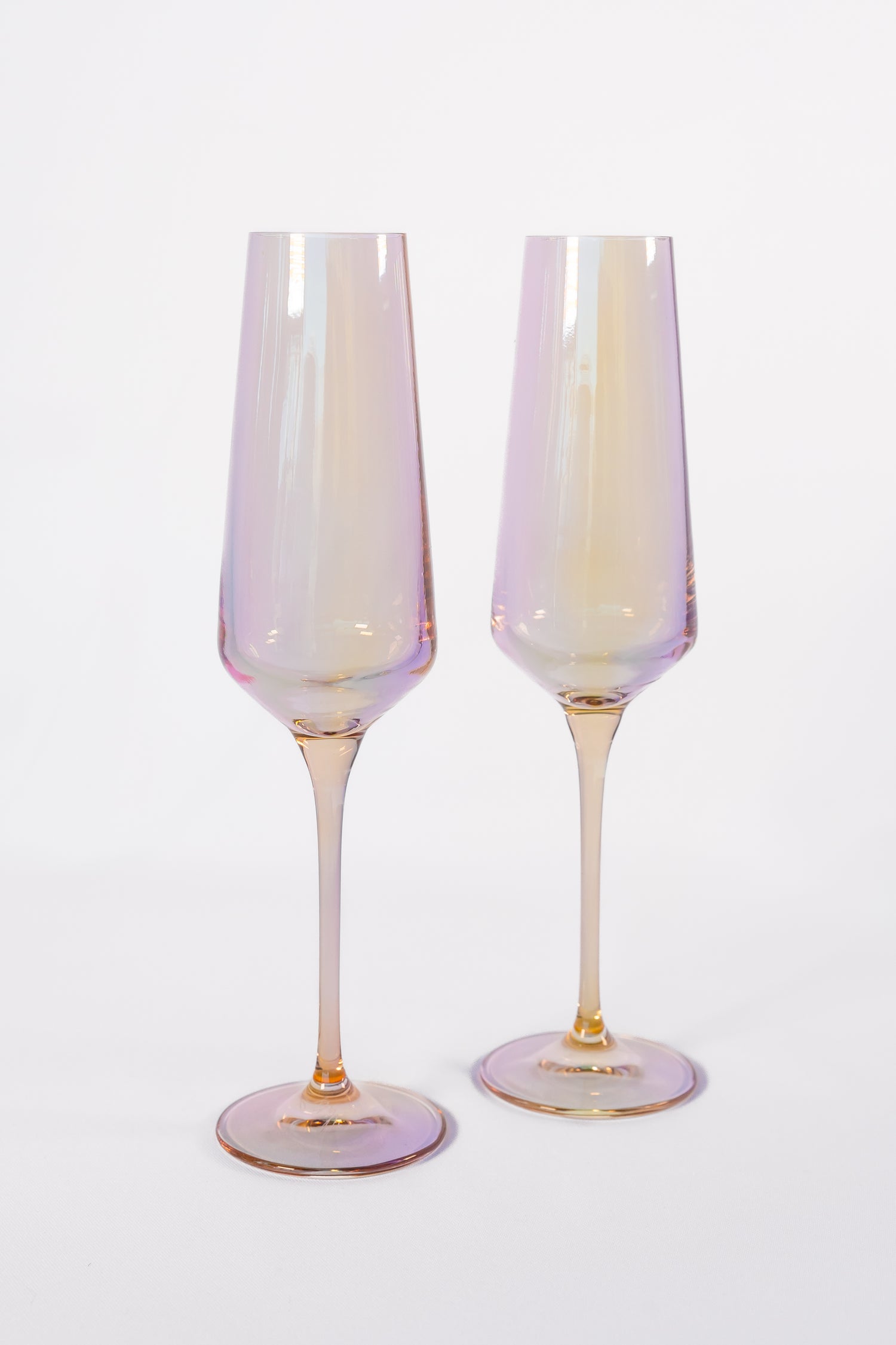 Estelle Colored Champagne Flute - Set of 2 {Iridescent}