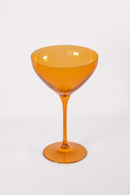 Estelle Colored Martini Glass - Set of 6 {Butterscotch}