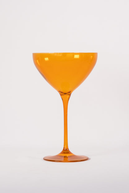 Estelle Colored Martini Glass - Set of 2 {Butterscotch}