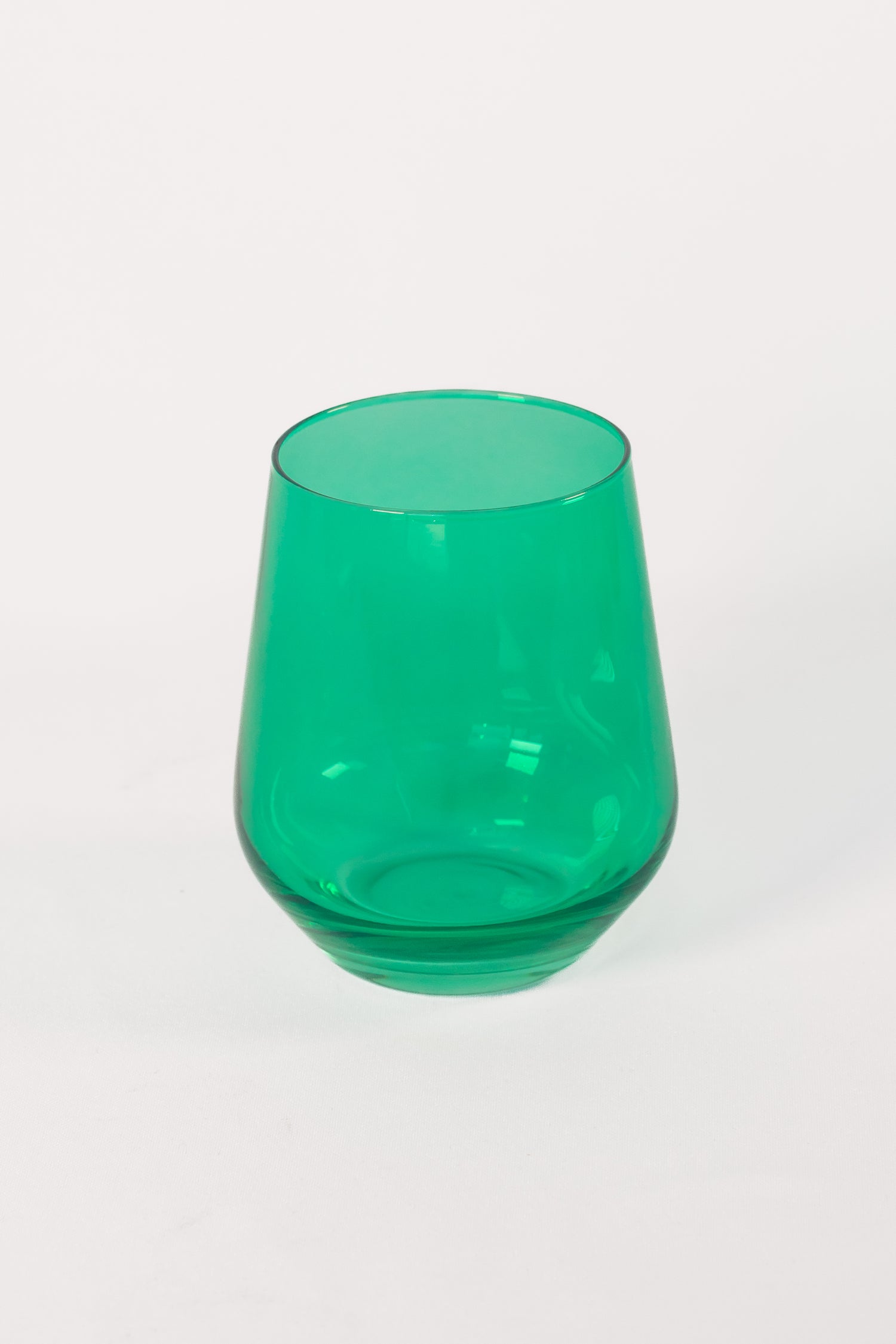 Estelle Colored Wine Stemless - Set of 6 {Kelly Green}