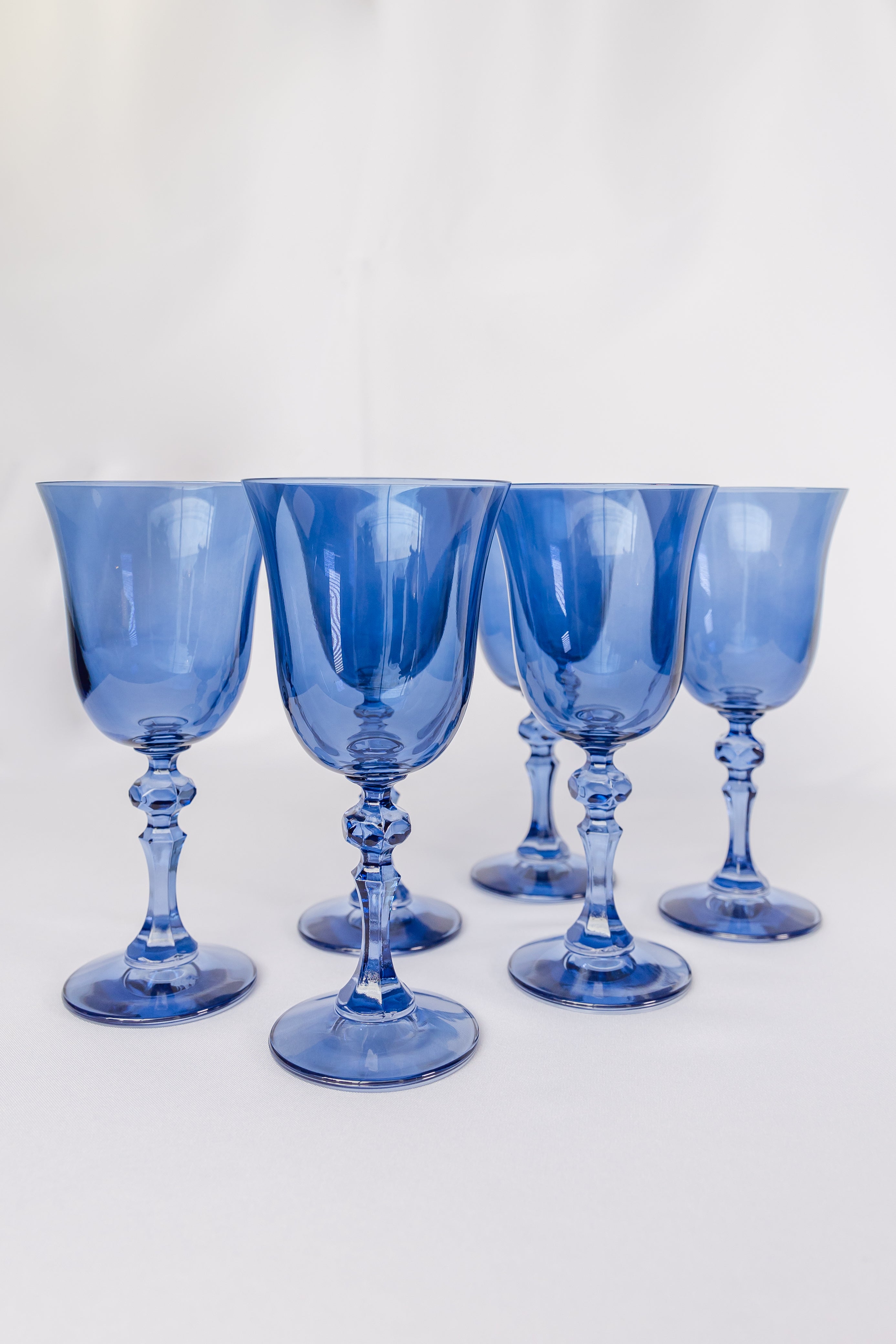 Estelle Colored Regal Goblet - Set of 6 {Cobalt Blue}