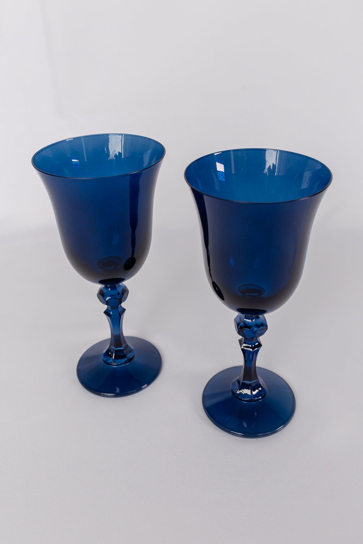 Estelle Colored Regal Goblet - Set of 2 {Midnight Blue}