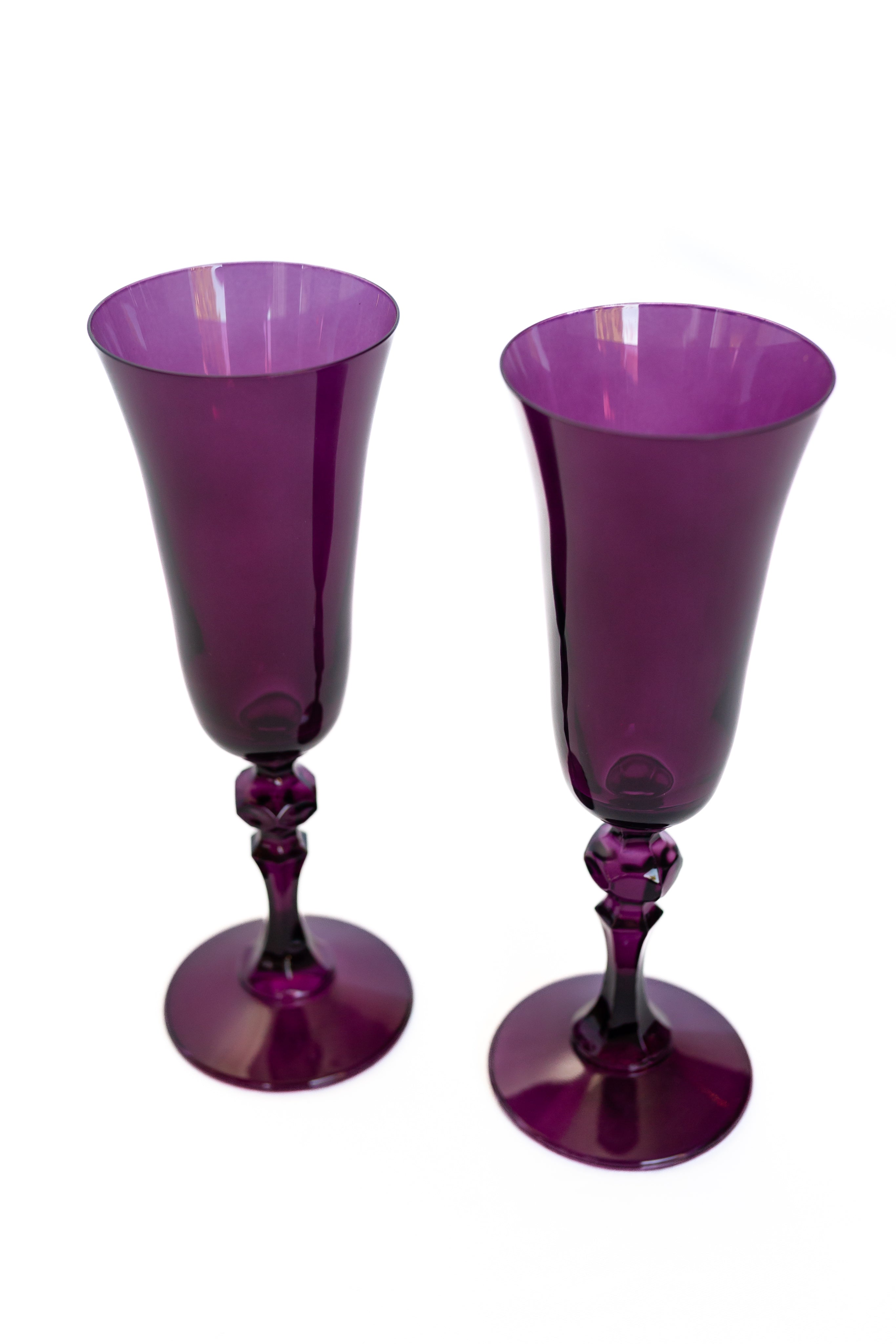 Estelle Colored Regal Flute - Set of 2 {Amethyst}