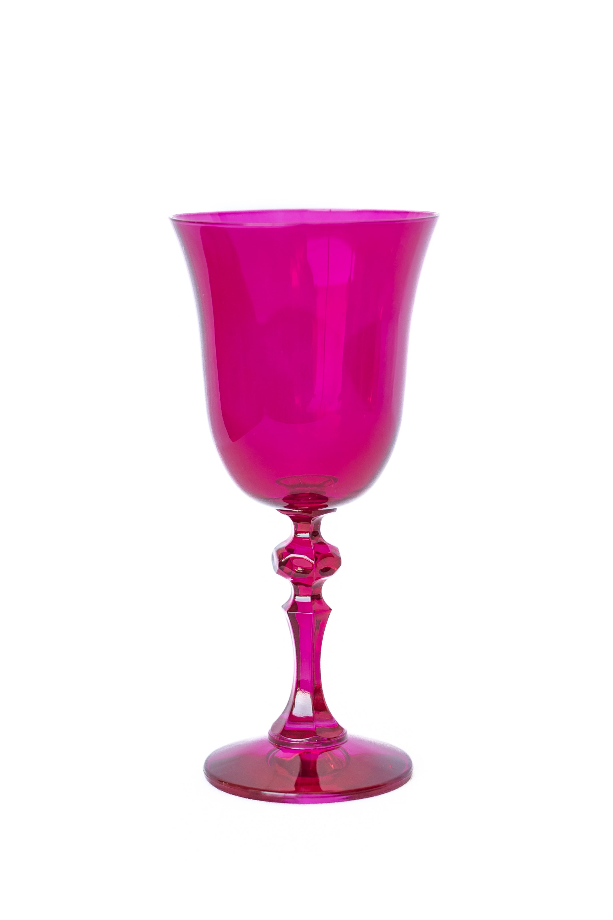 Estelle Colored Regal Goblet - Set of 2 {Viva Magenta (Our Fuchsia)}