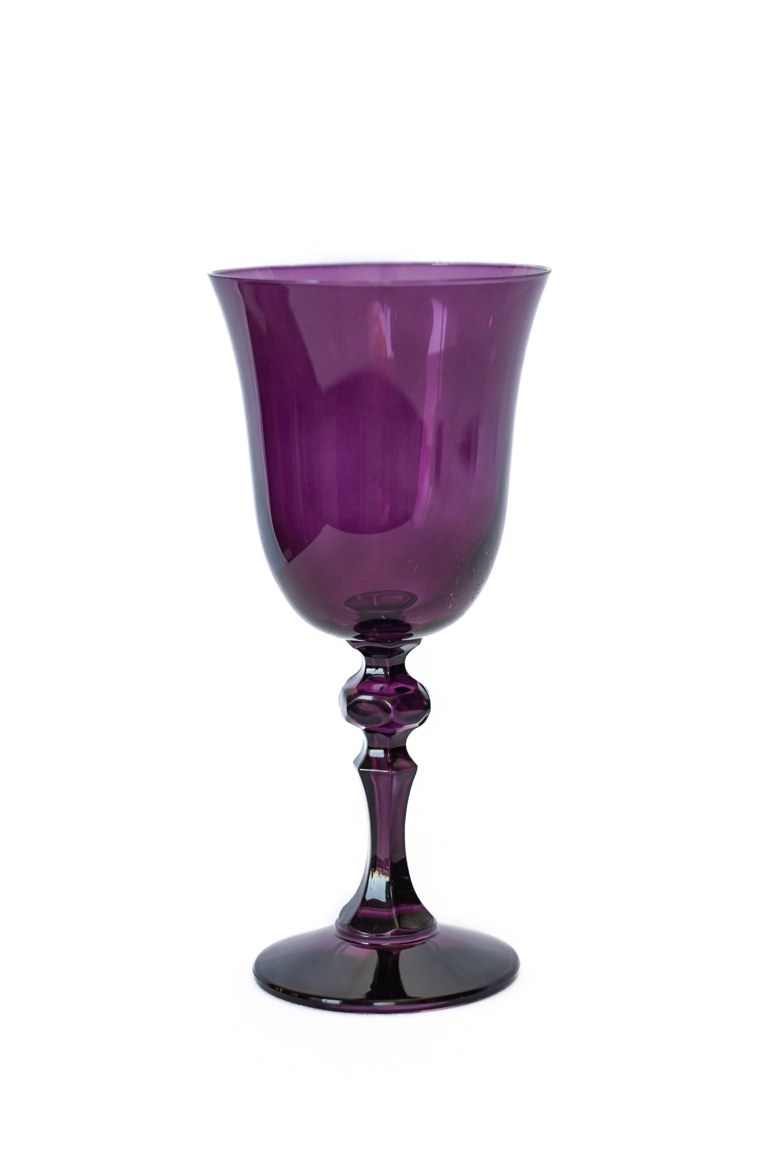 Estelle Colored Regal Goblet - Set of 2 {Amethyst}