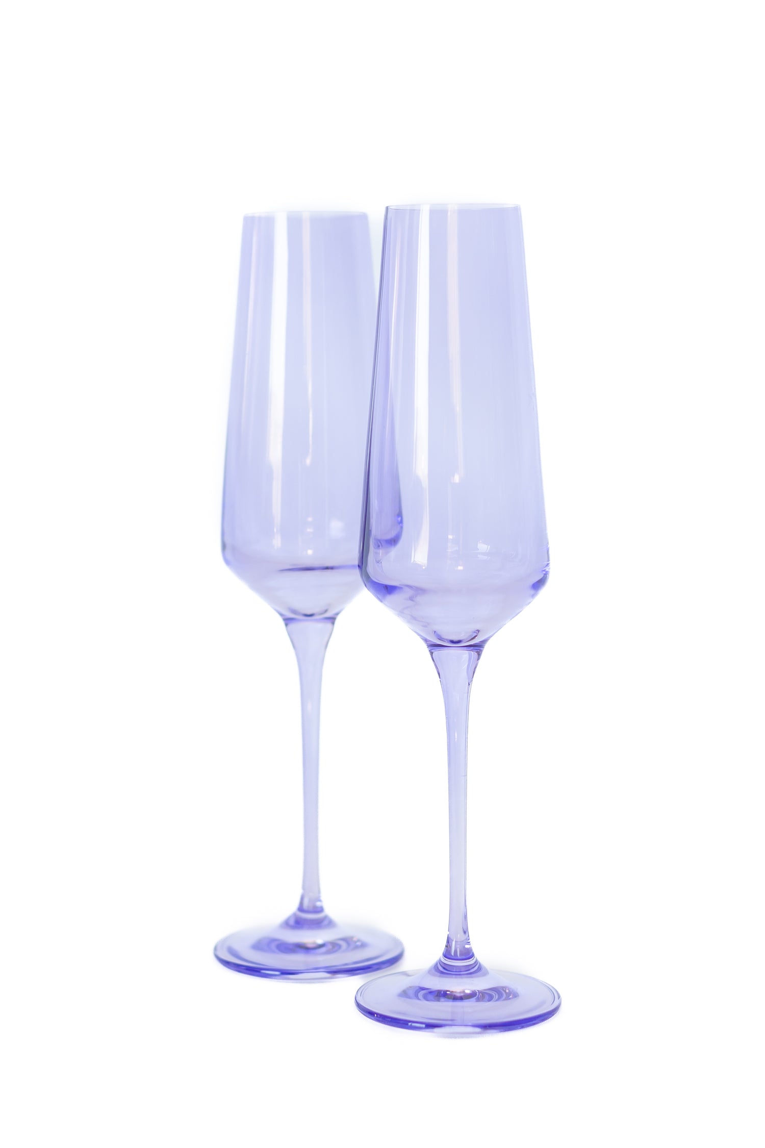 Estelle Colored Champagne Flute - Set of 2 {Lavender}