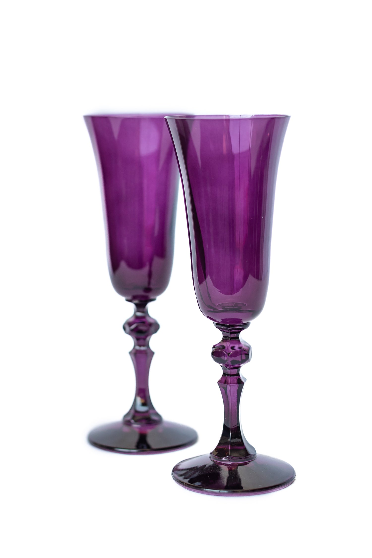 Estelle Colored Regal Flute - Set of 2 {Amethyst}