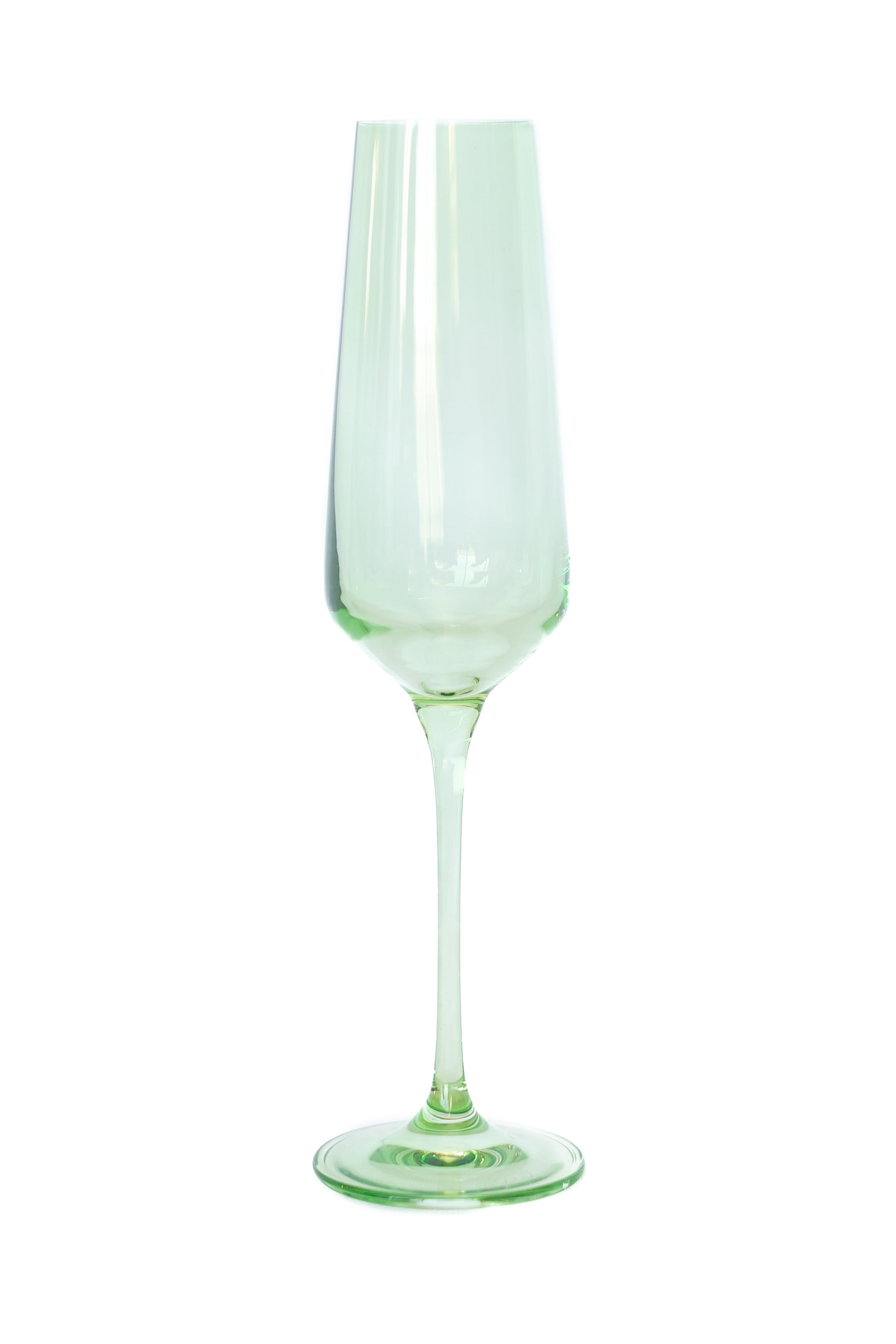 Estelle Colored Champagne Flute - Set of 6 {Mint Green}