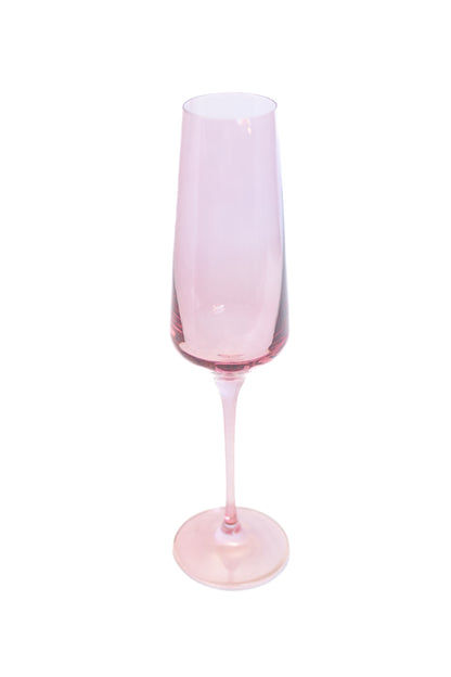 Estelle Colored Champagne Flute - Set of 2 {Rose}