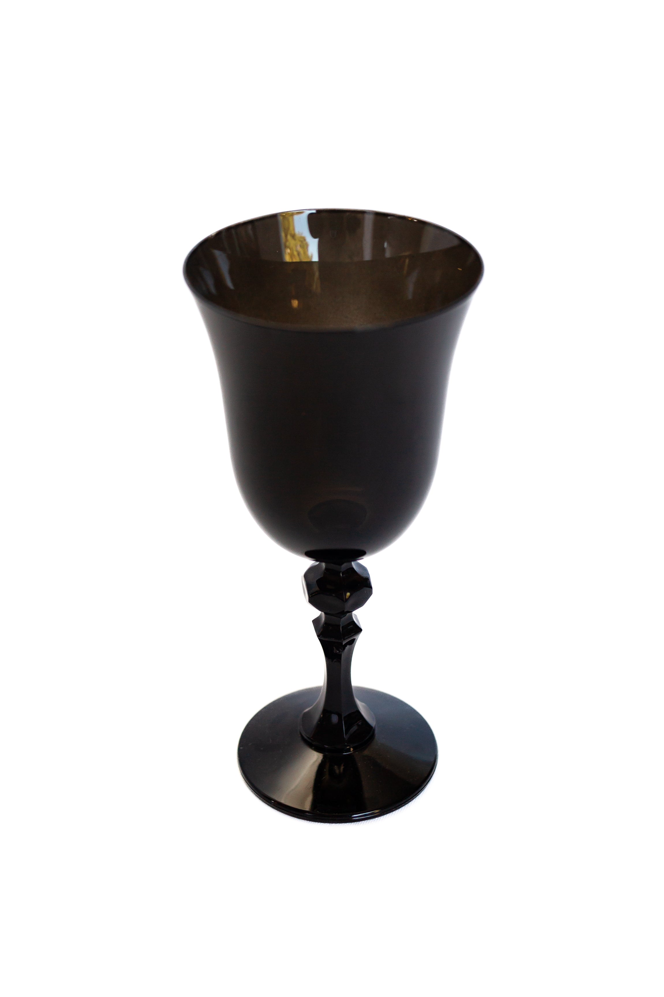 Estelle Colored Regal Goblet - Set of 2 {Black}