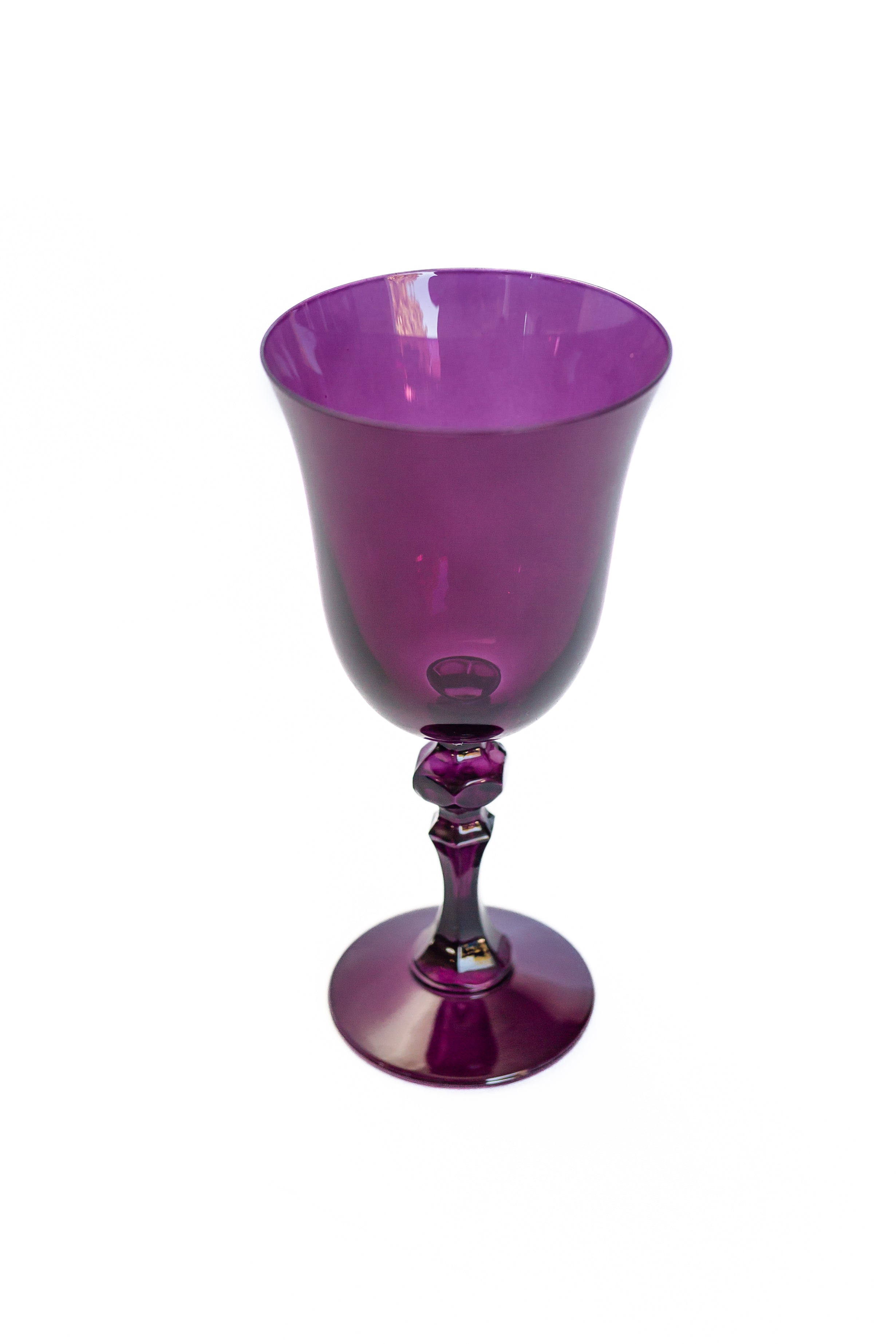 Estelle Colored Regal Goblet - Set of 2 {Amethyst}