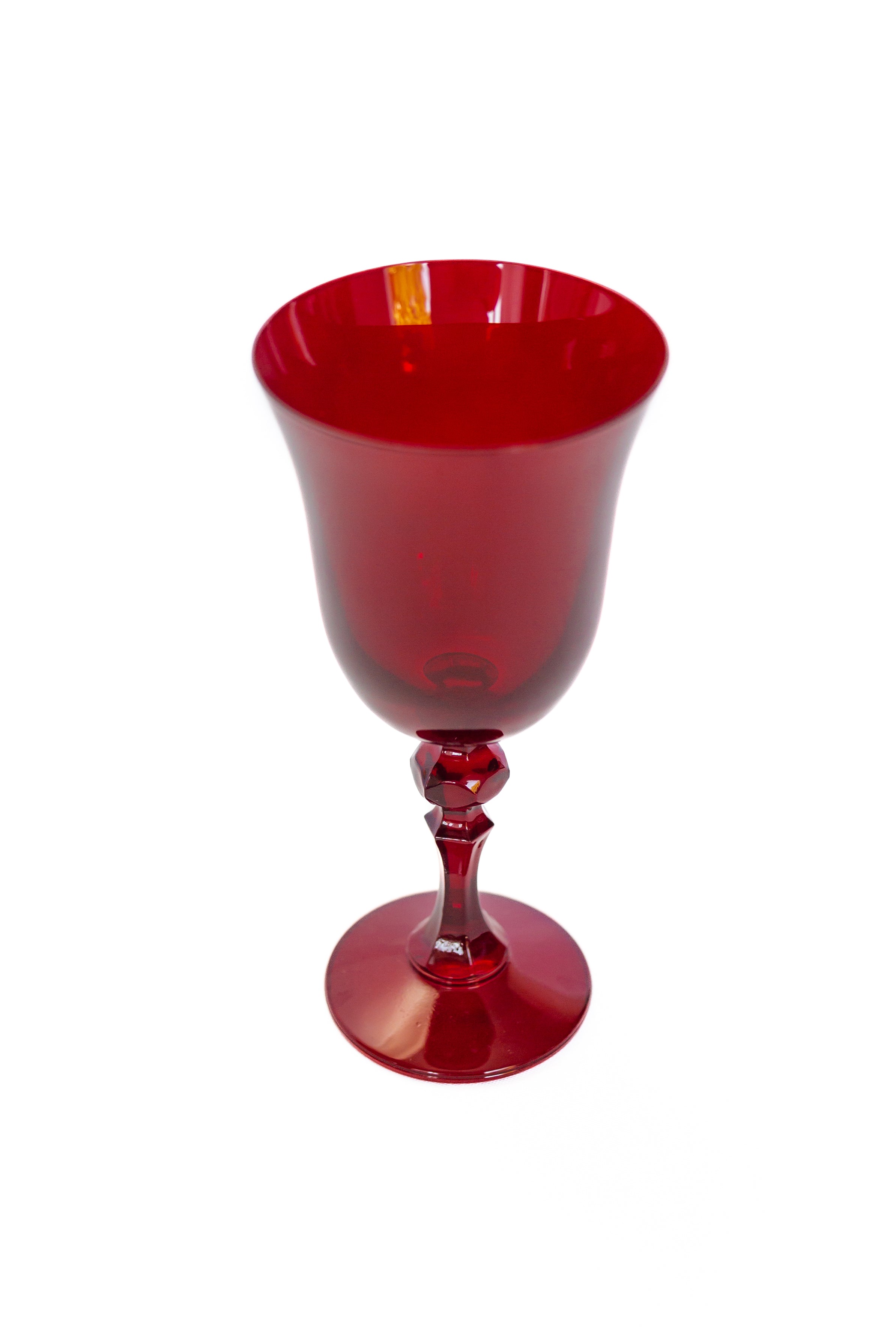 Estelle Colored Regal Goblet - Set of 2 {Red}