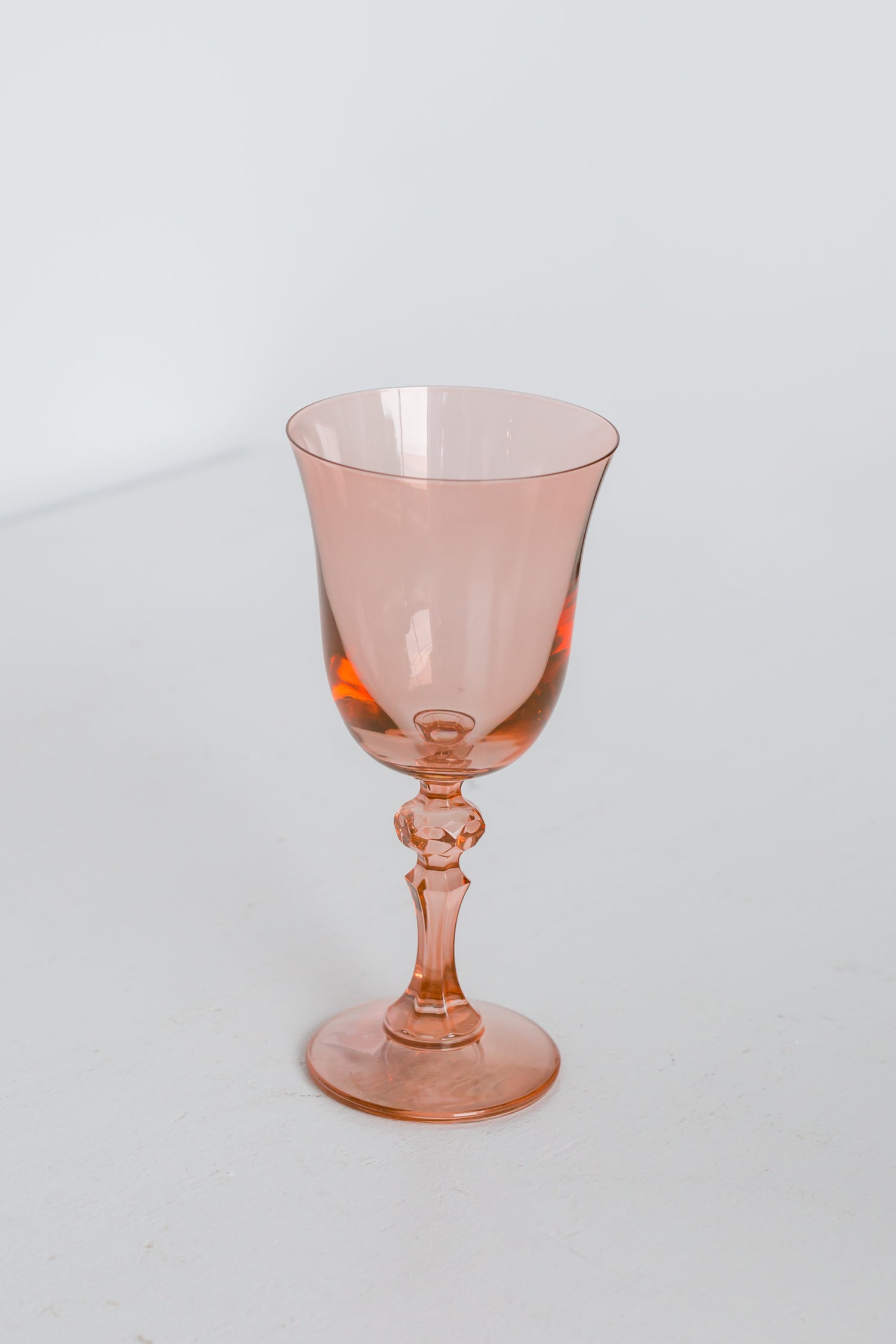 Estelle Colored Regal Goblet - Set of 2 {Blush Pink}