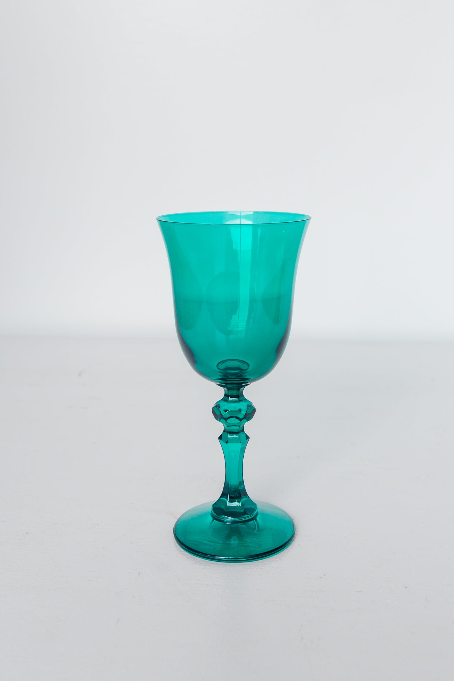 Estelle Colored Regal Goblet - Set of 2 {Emerald Green}