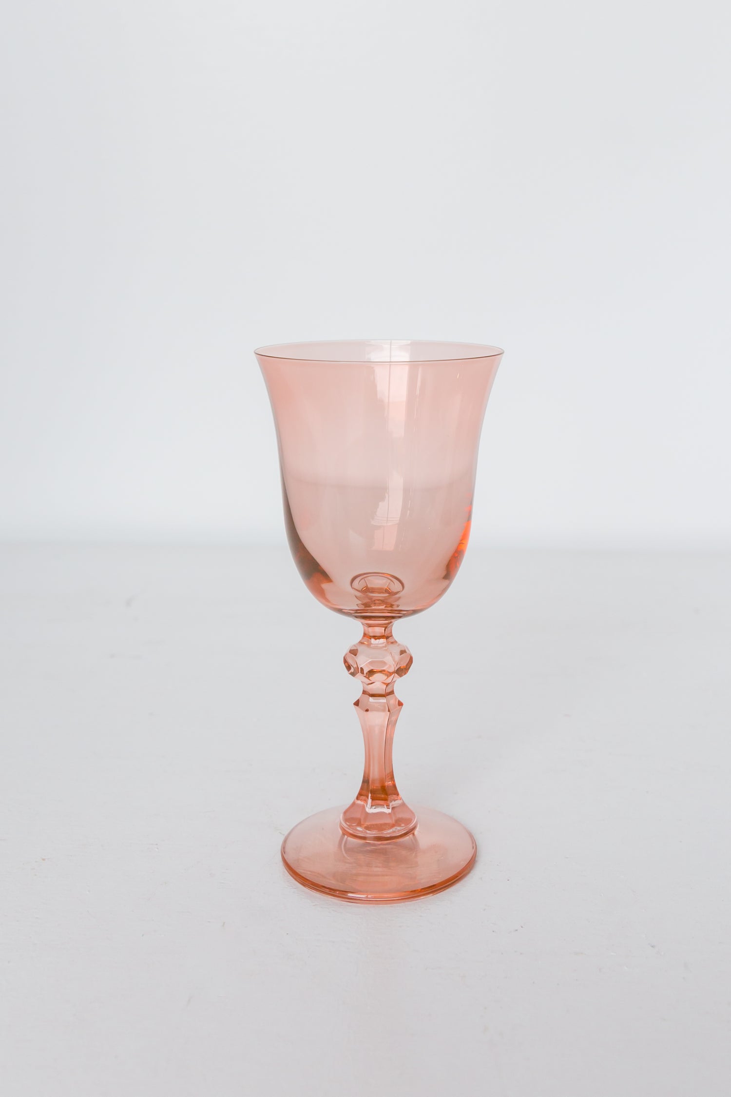 Estelle Colored Regal Goblet - Set of 2 {Blush Pink}