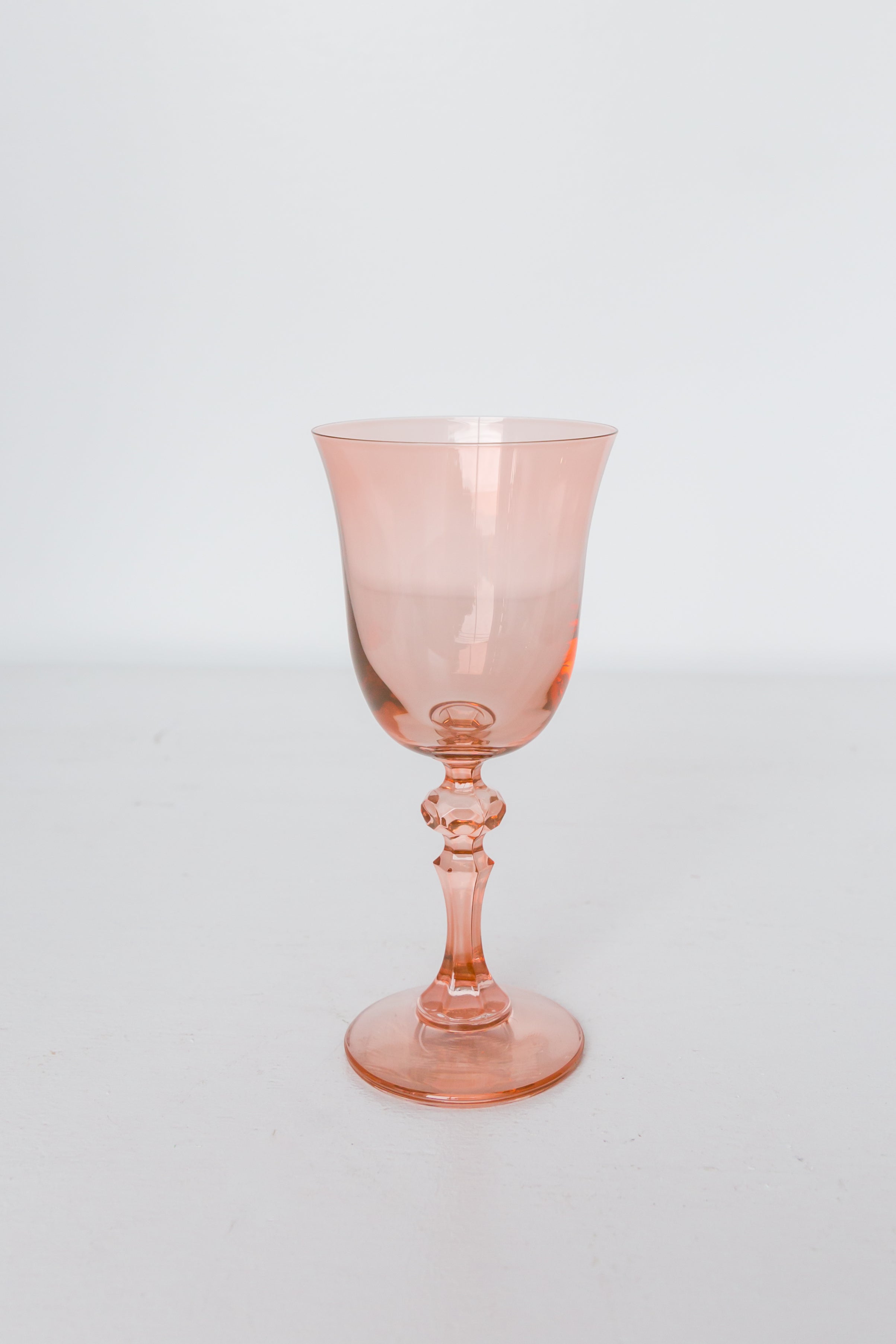 Estelle Colored Regal Goblet - Set of 2 {Blush Pink}