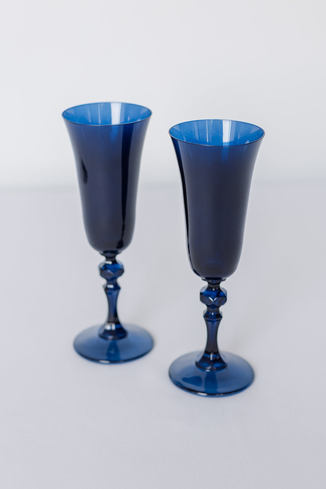 Estelle Colored Regal Flute - Set of 2 {Midnight Blue}