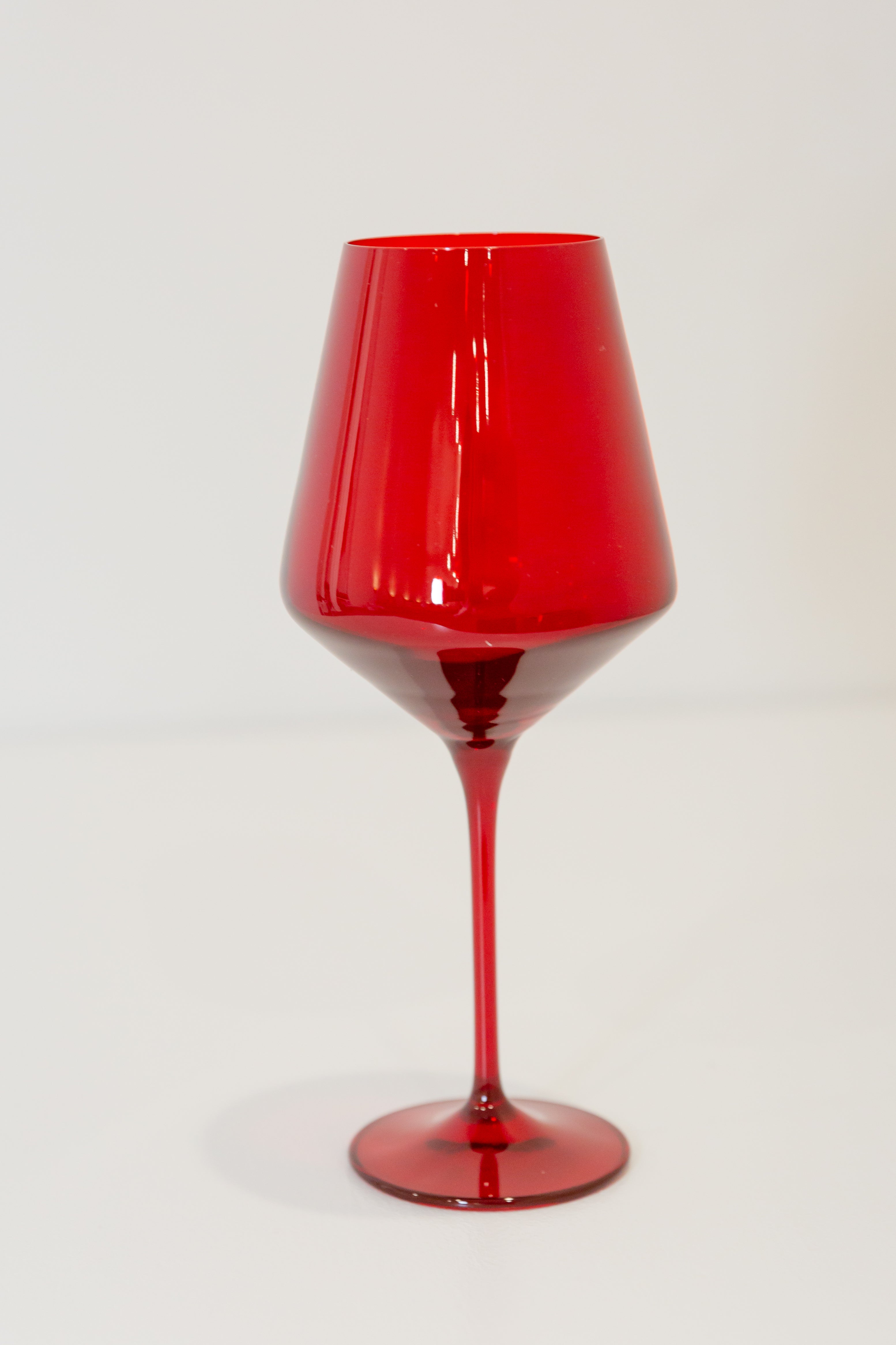 Estelle Colored Wine Stemware - Set of 6 {Red}