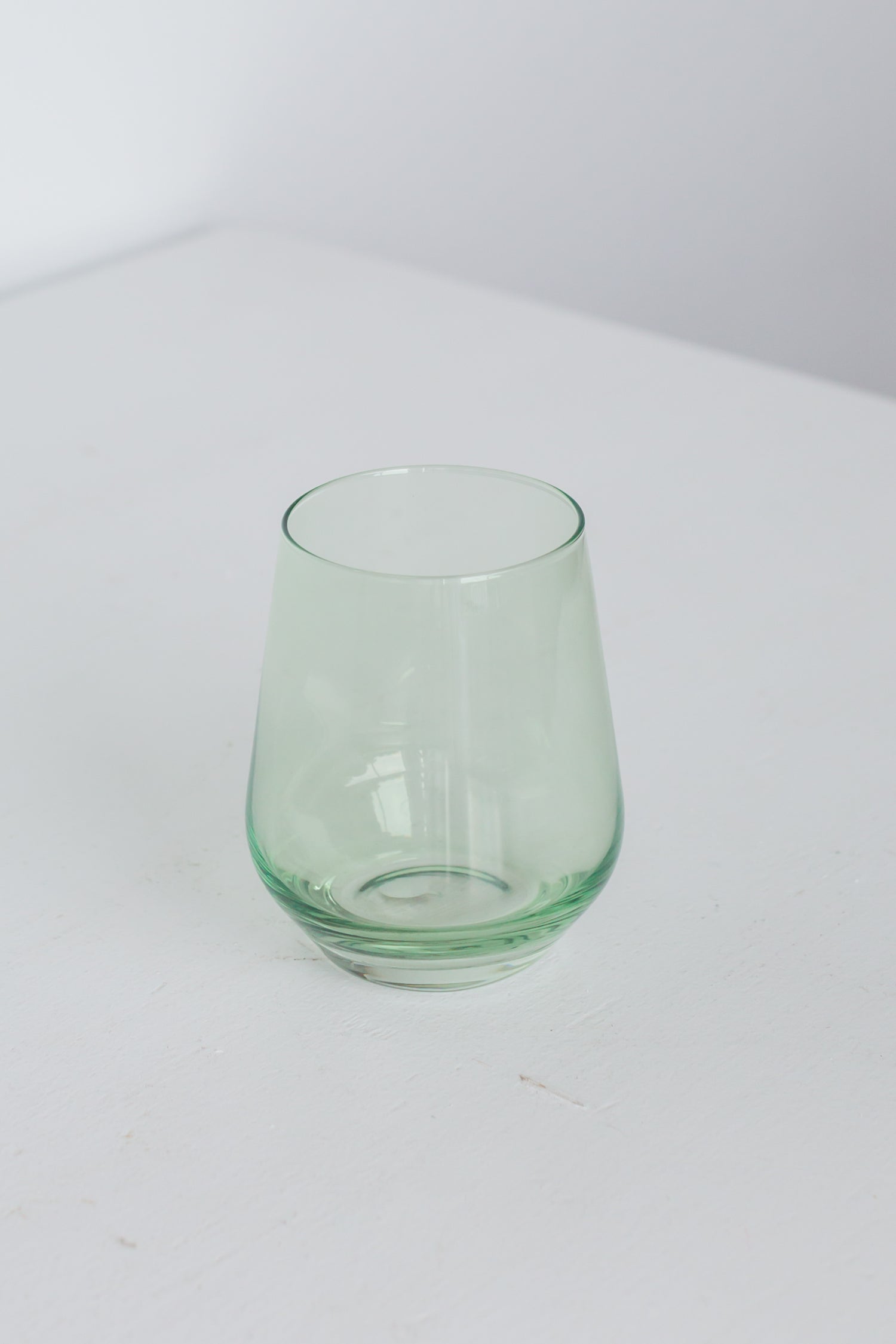 Estelle Colored Wine Stemless - Set of 2 {Mint Green}