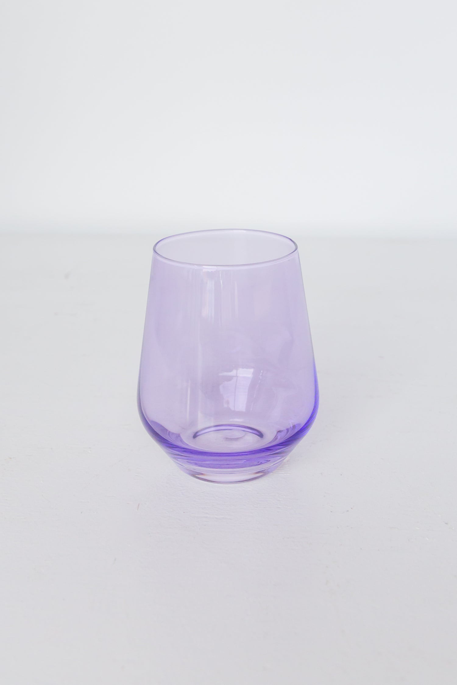 Estelle Colored Wine Stemless - Set of 2 {Lavender}