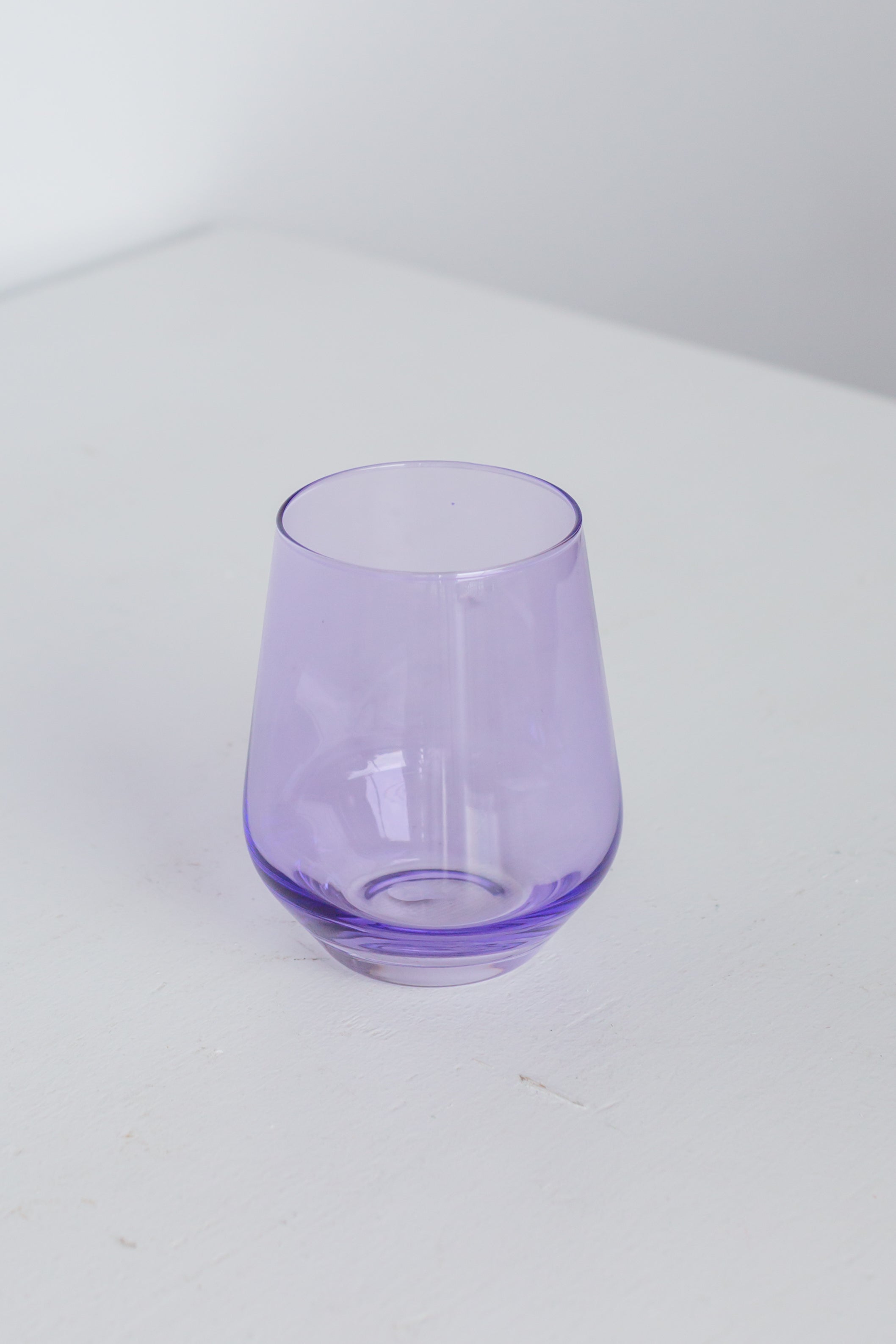 Estelle Colored Wine Stemless - Set of 2 {Lavender}