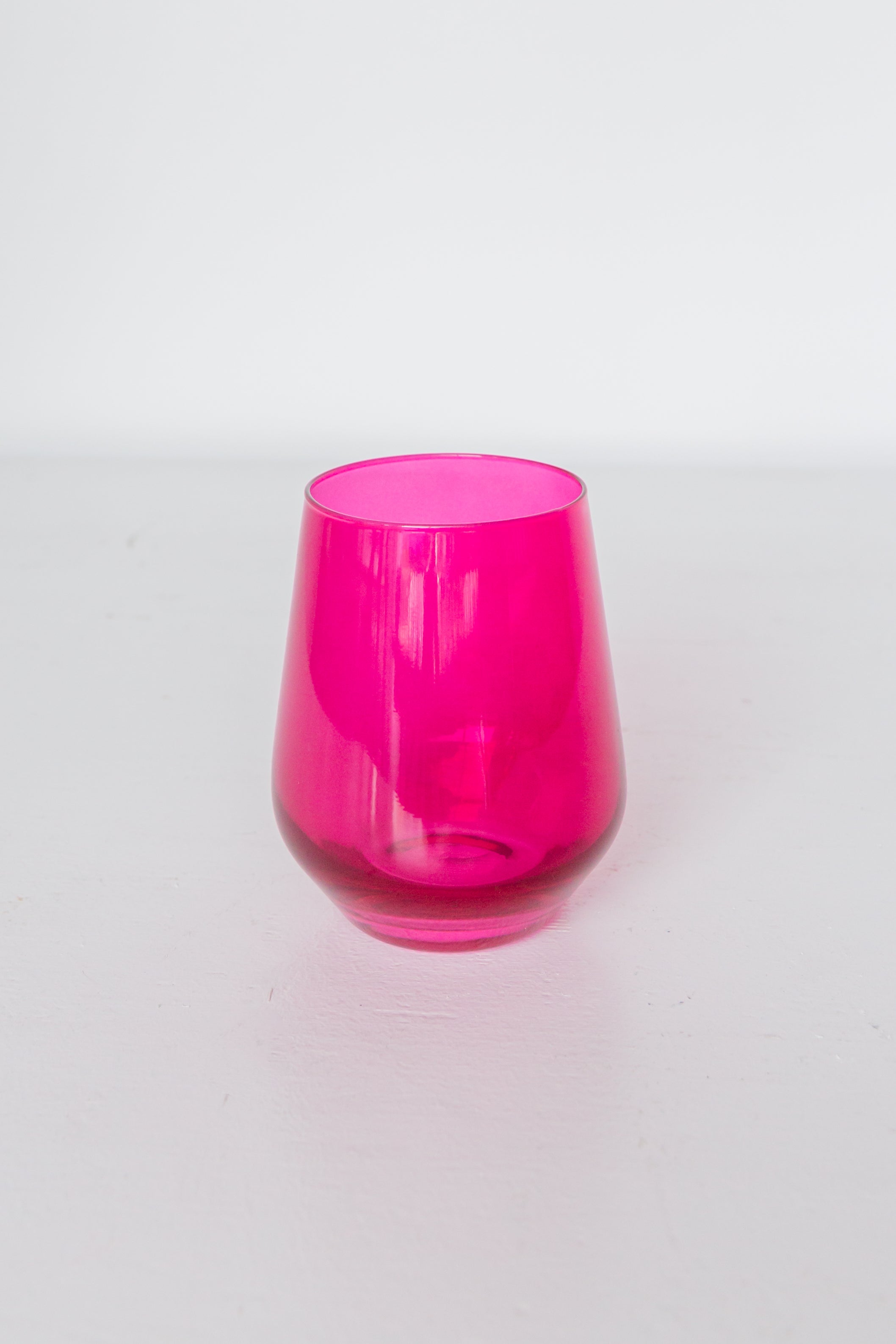 Estelle Colored Wine Stemless - Set of 2 {Viva Magenta (Our Fuchsia)}