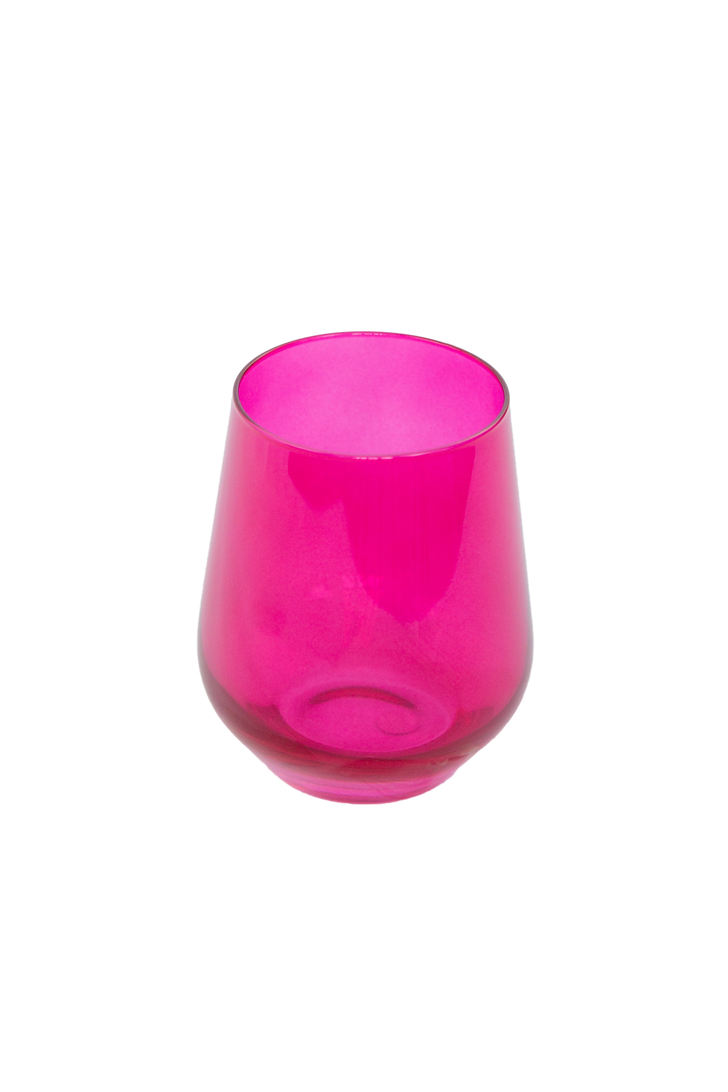 Estelle Colored Wine Stemless - Set of 2 {Viva Magenta (Our Fuchsia)}