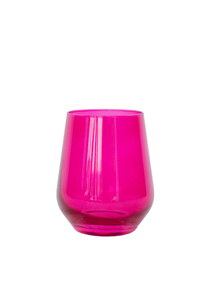 Estelle Colored Wine Stemless - Set of 6 {Custom Set}