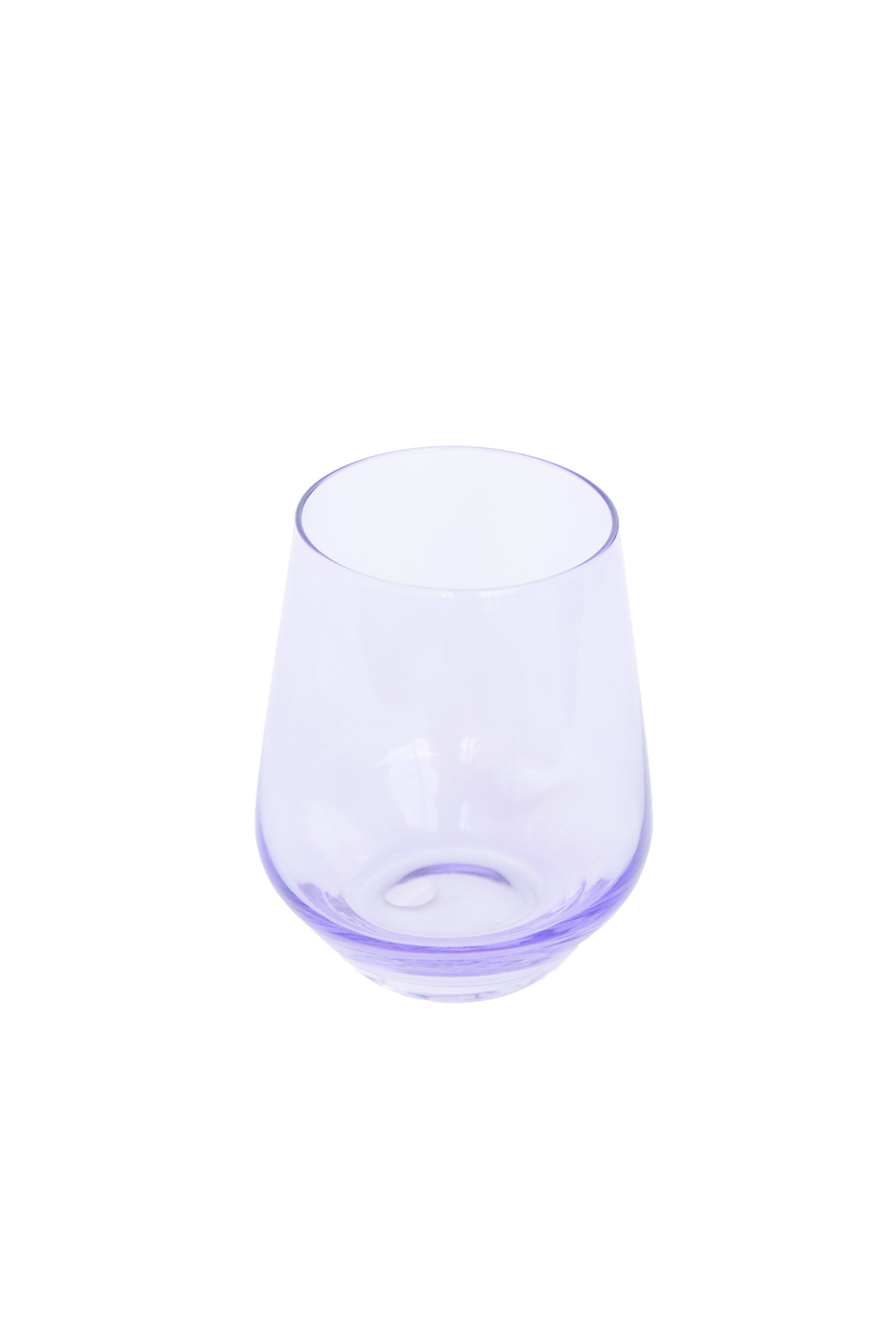 Estelle Colored Wine Stemless - Set of 2 {Lavender}