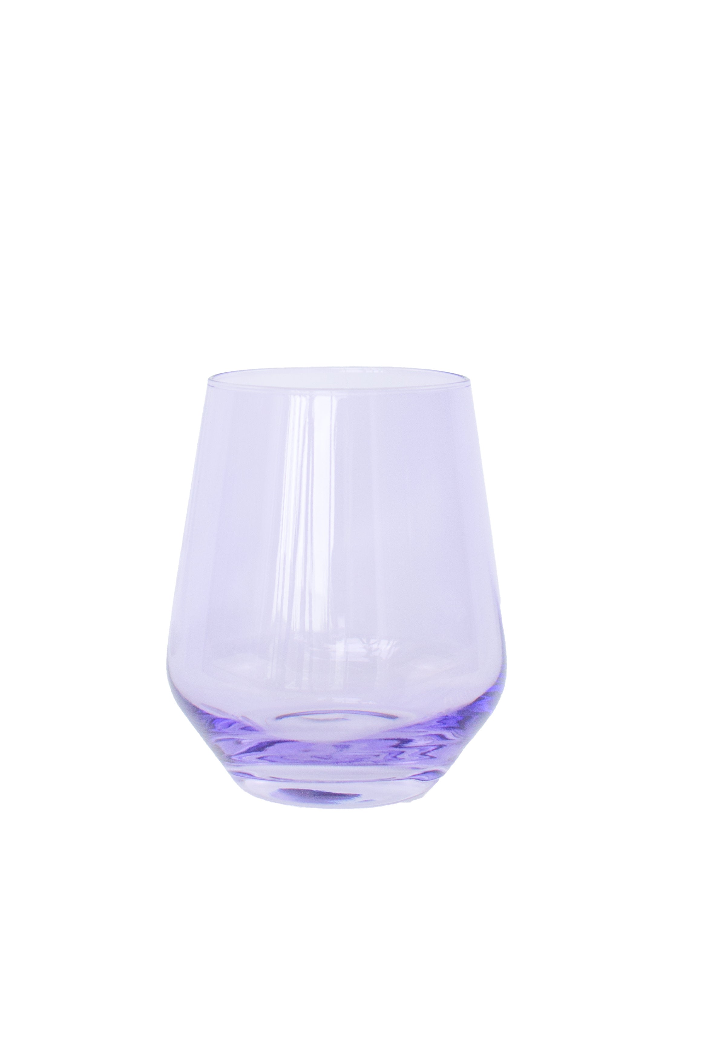 Estelle Colored Wine Stemless - Set of 2 {Lavender}