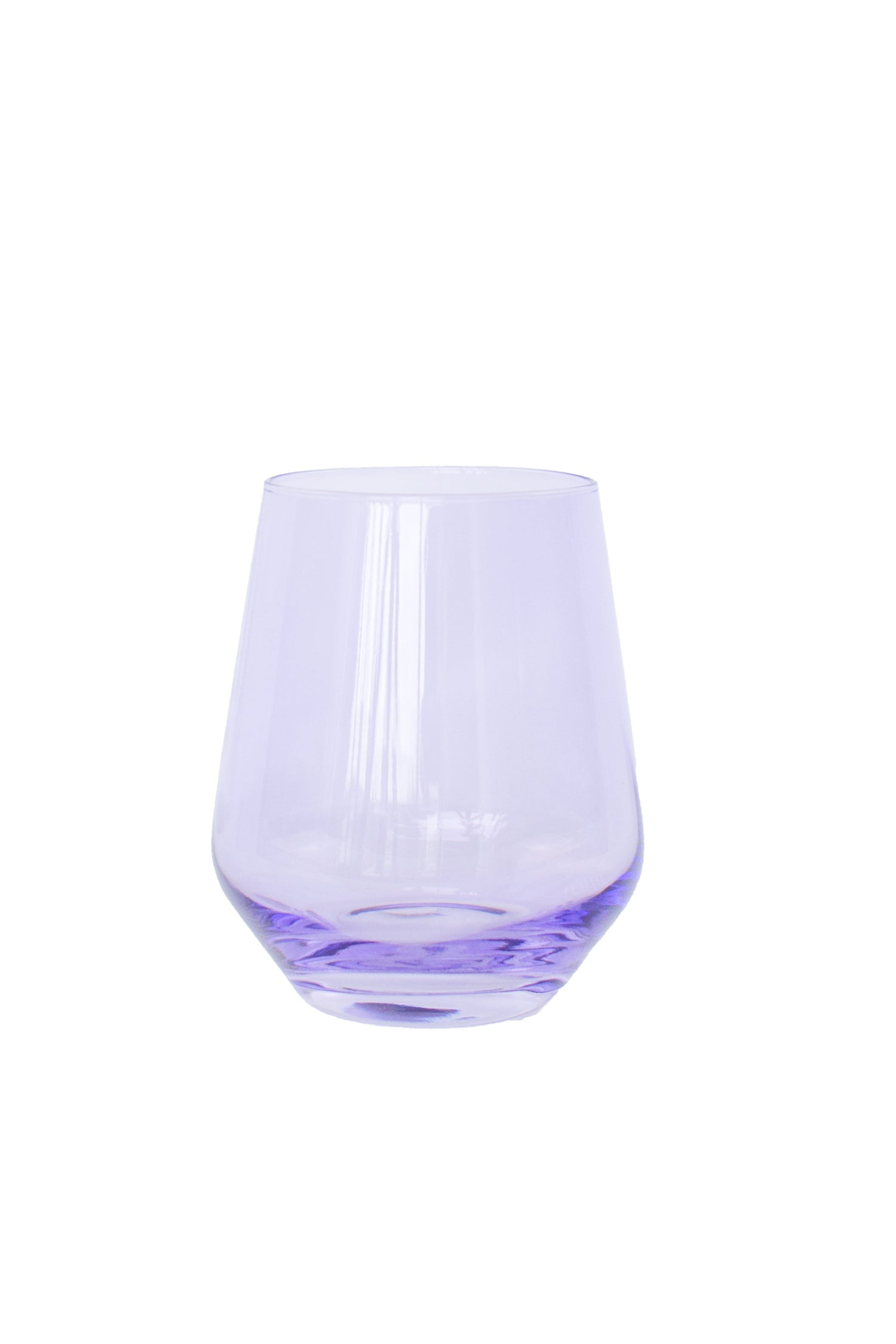 Estelle Colored Wine Stemless - Set of 6 {Lavender}