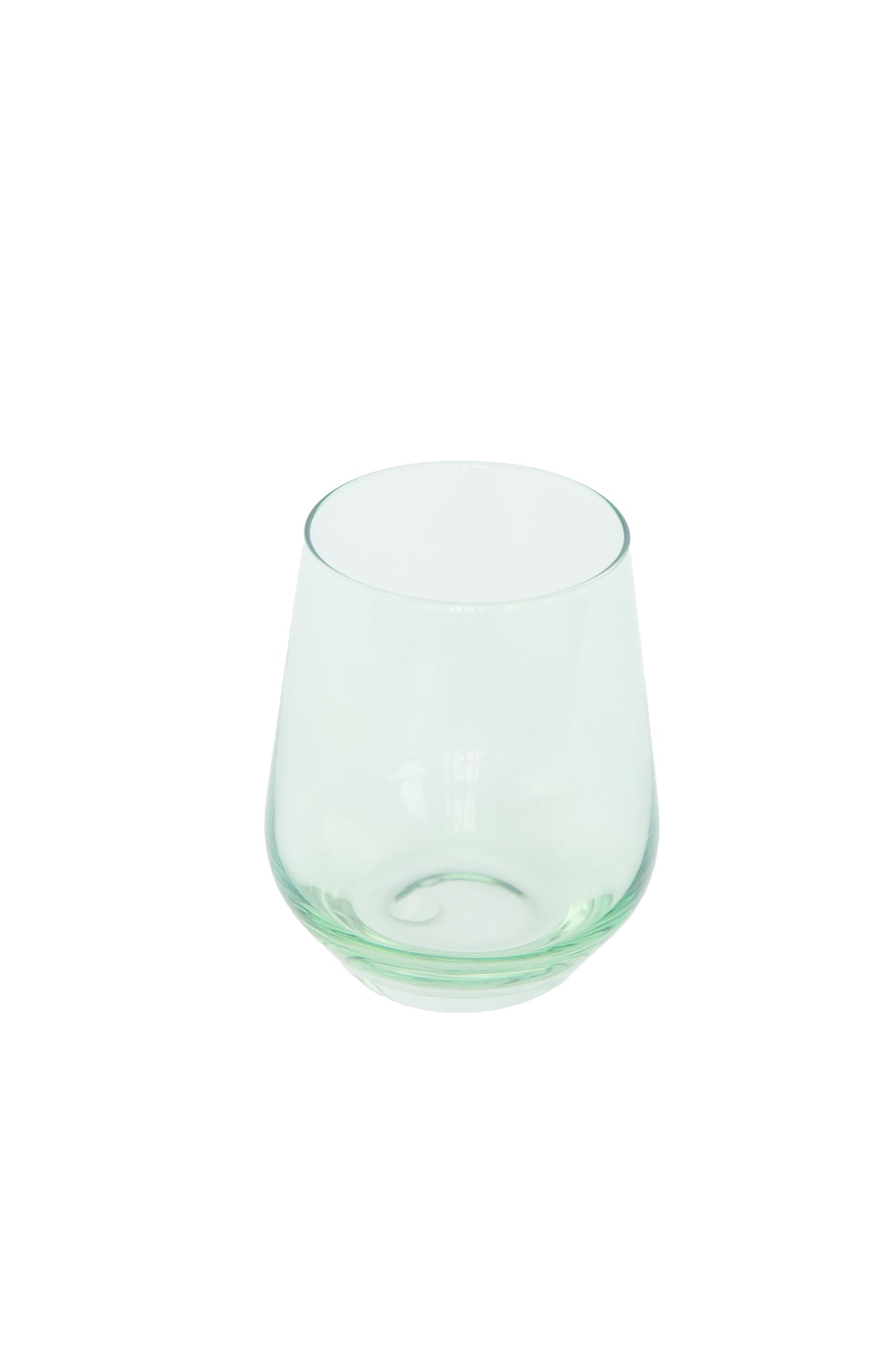 Estelle Colored Wine Stemless - Set of 2 {Mint Green}