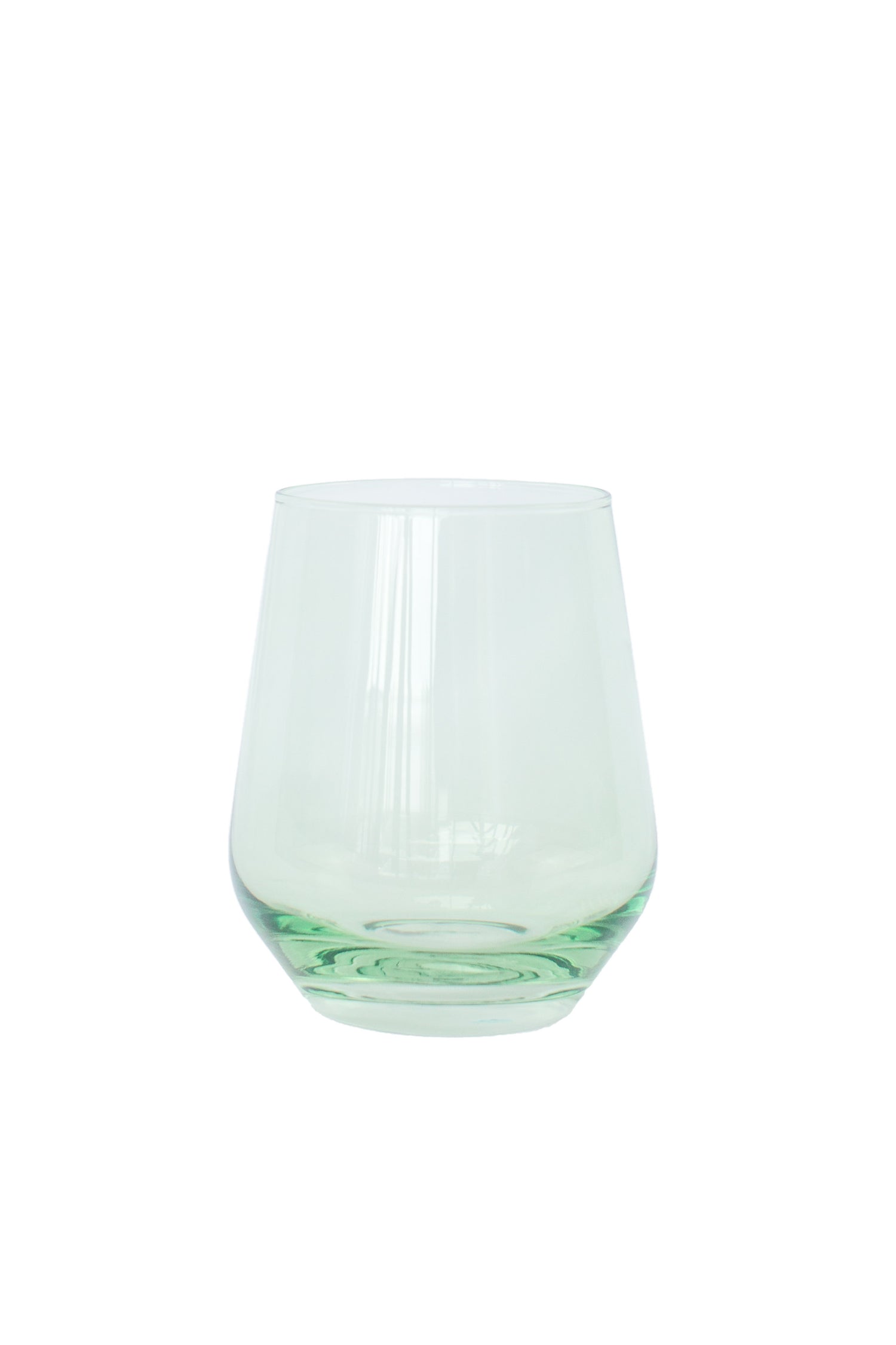 Estelle Colored Wine Stemless - Set of 2 {Mint Green}