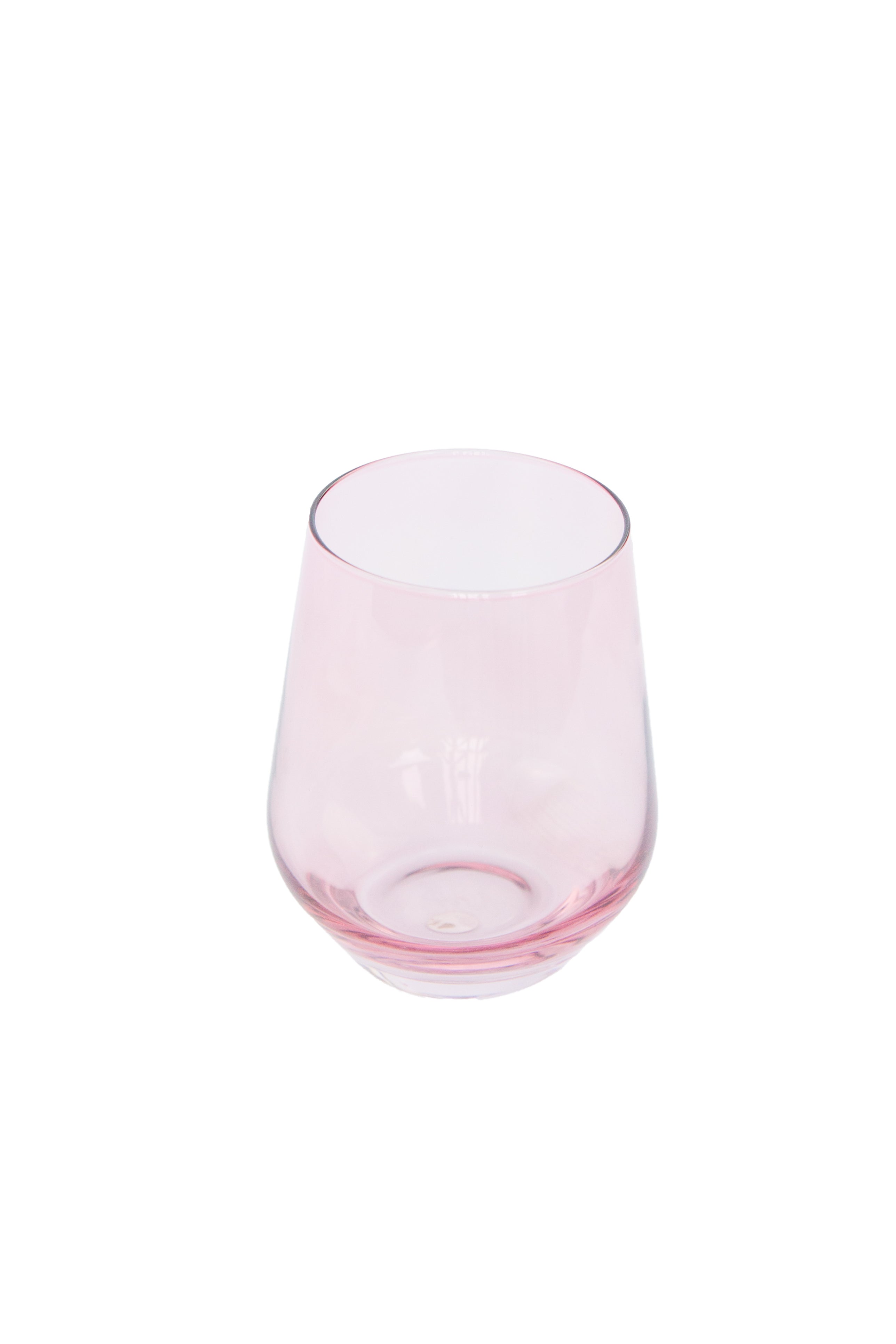 Estelle Colored Wine Stemless - Set of 2 {Rose}