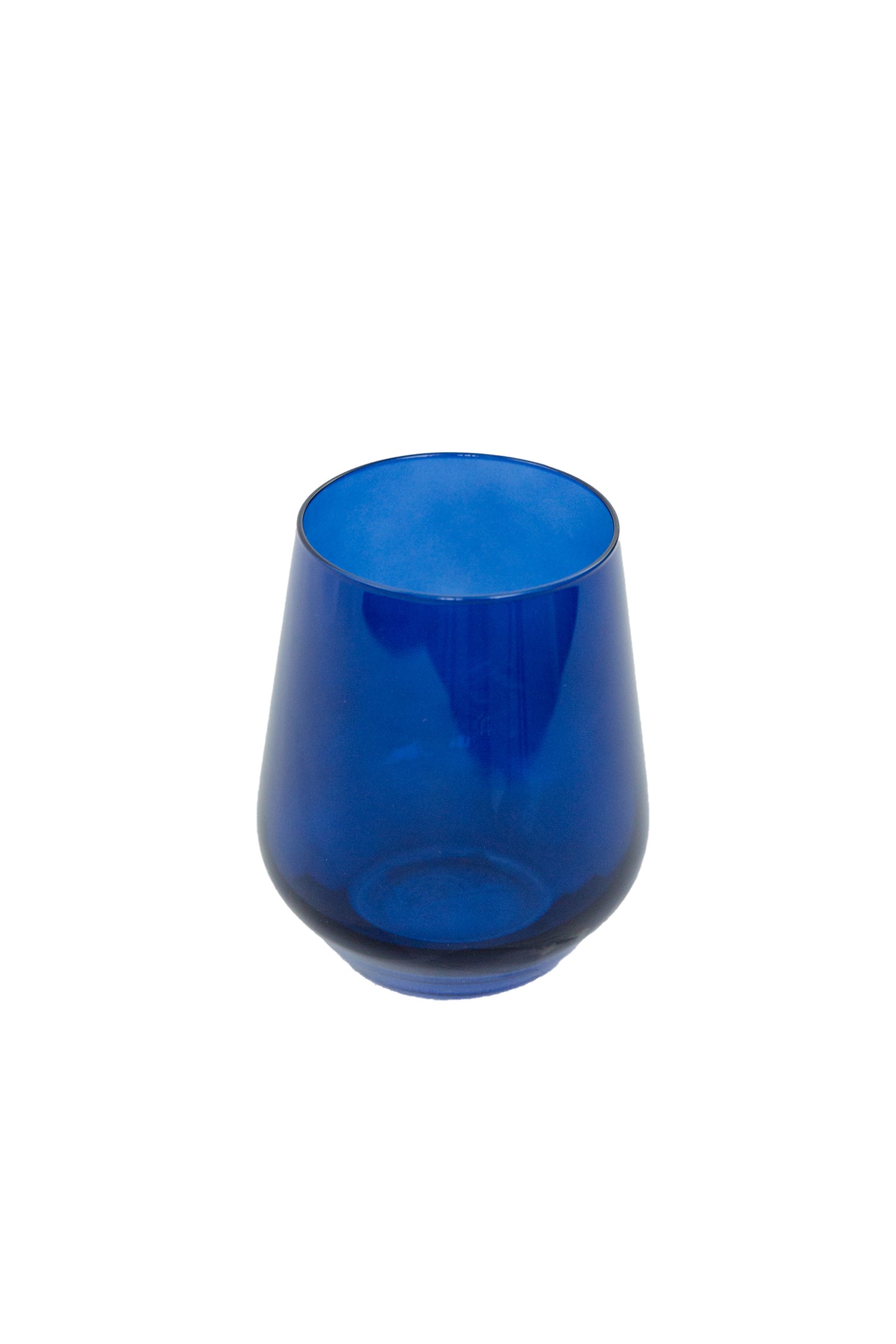 Estelle Colored Wine Stemless - Set of 6 {Midnight Blue}